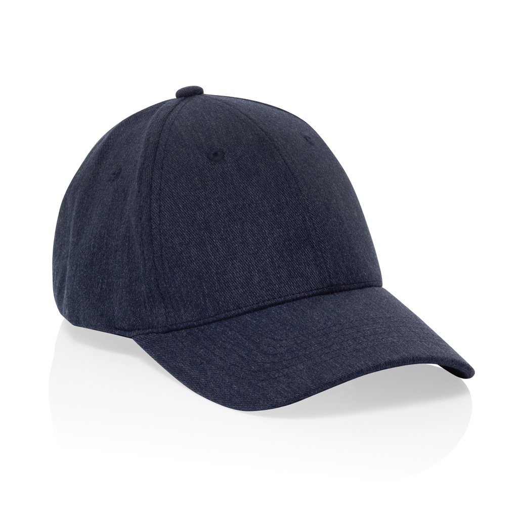 Gorra 6 paneles tejido jaspeado reciclado Milo AWARE™200 gr