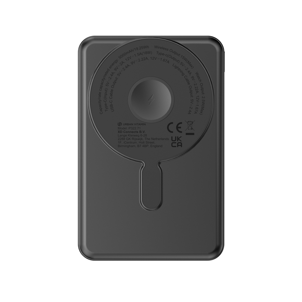 Urban Vitamin Redwood 5 en 1 powerbank magnético