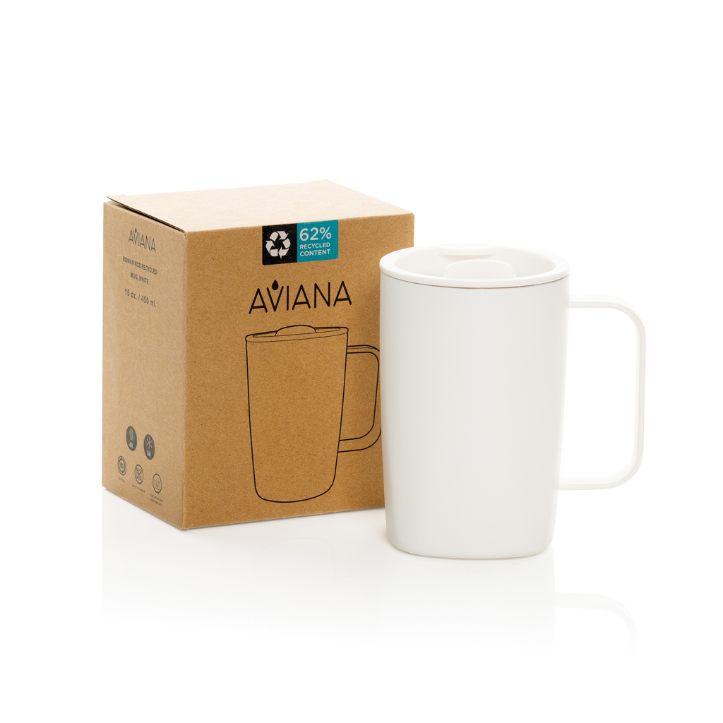 Taza reciclada RCS de Aviana™ Rowan de 450 ml