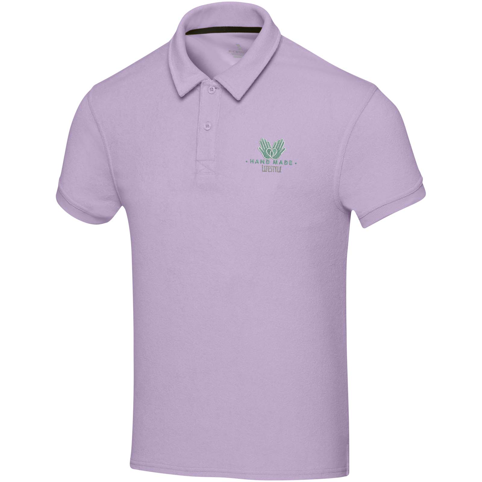 Polo unisex de rizo reciclado Akoya