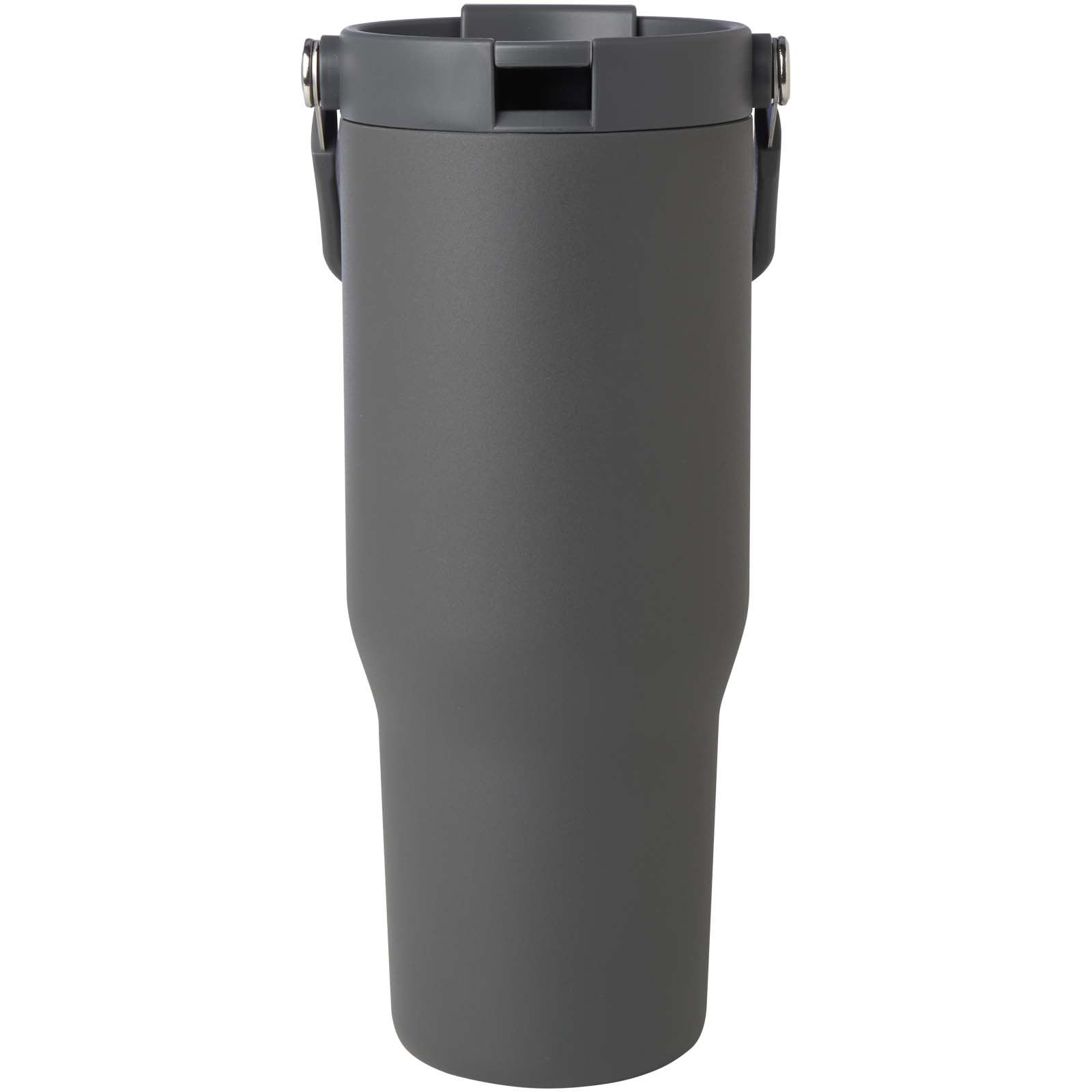 Vaso con aislamiento al vacío de cobre de acero inoxidable reciclado certificado RCS de 900 ml y con tapa de doble función Bronx