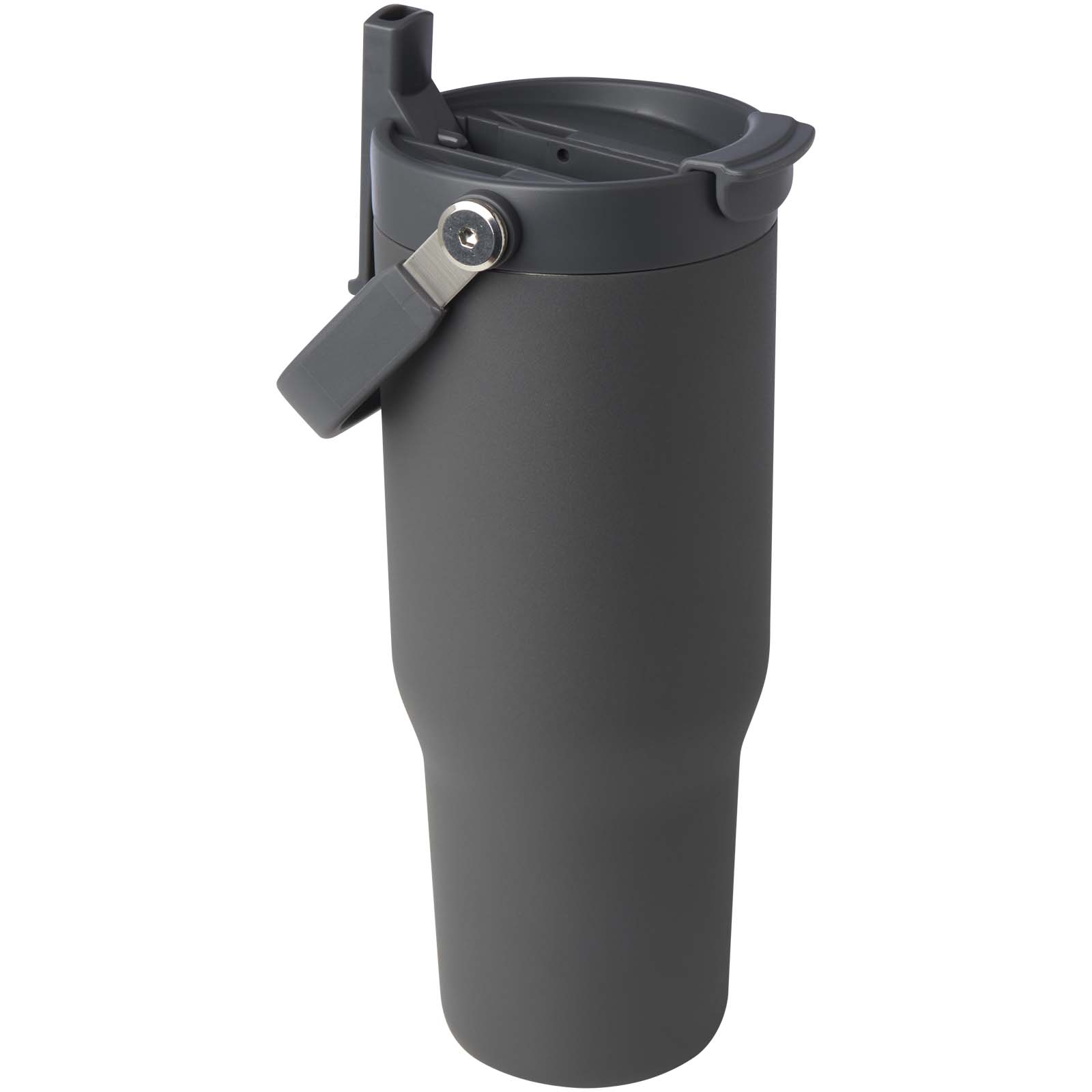 Vaso con aislamiento al vacío de cobre de acero inoxidable reciclado certificado RCS de 900 ml y con tapa de doble función Bronx