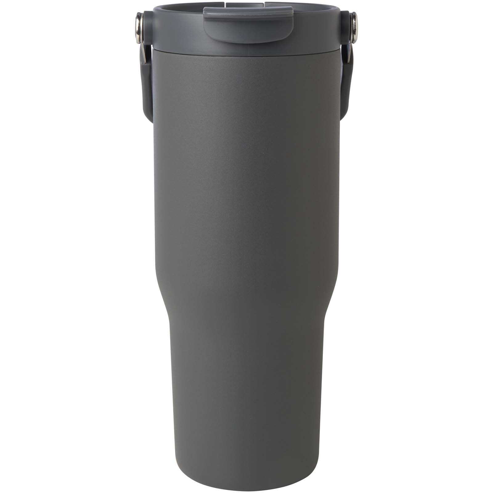 Vaso con aislamiento al vacío de cobre de acero inoxidable reciclado certificado RCS de 900 ml y con tapa de doble función Bronx