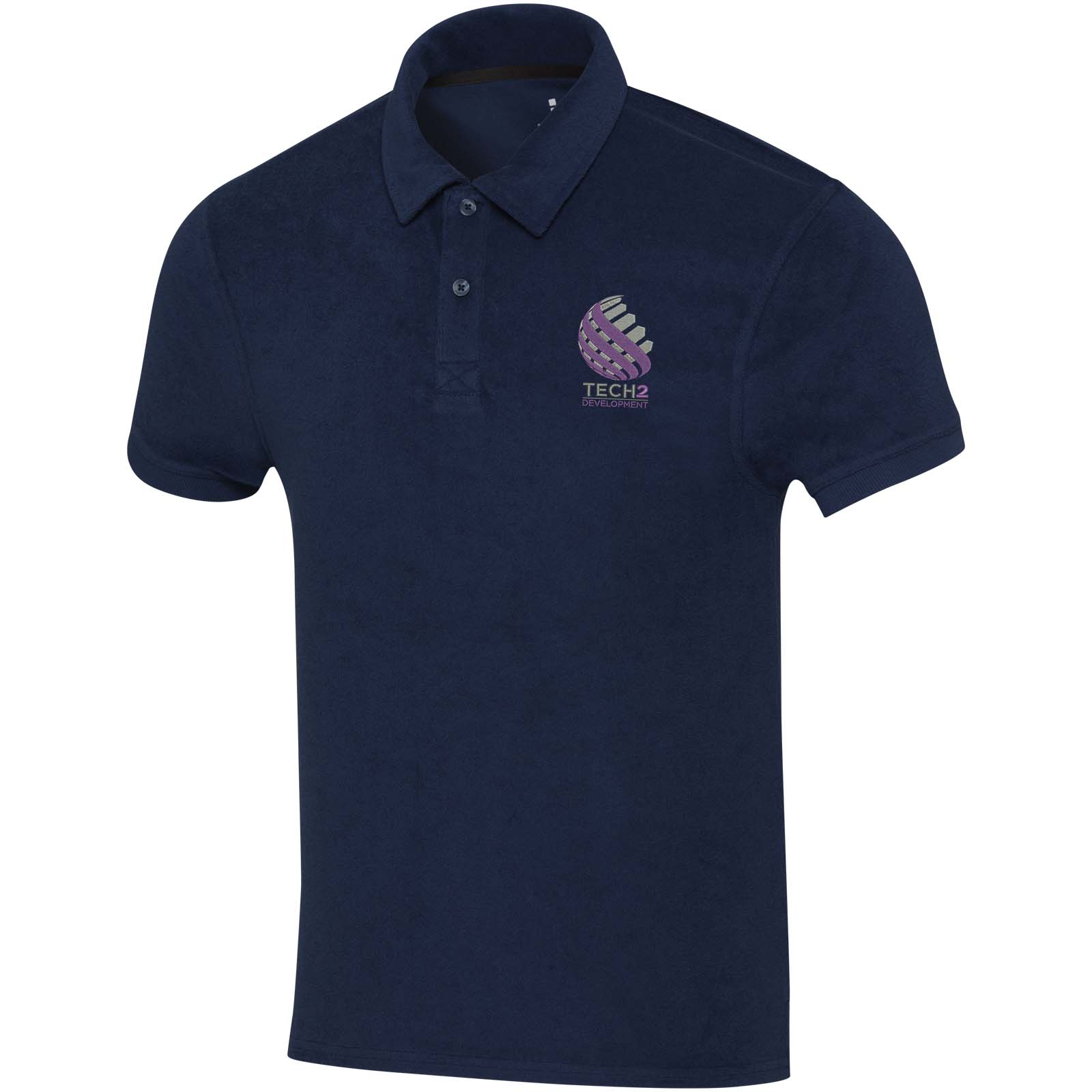 Polo unisex de rizo reciclado Akoya