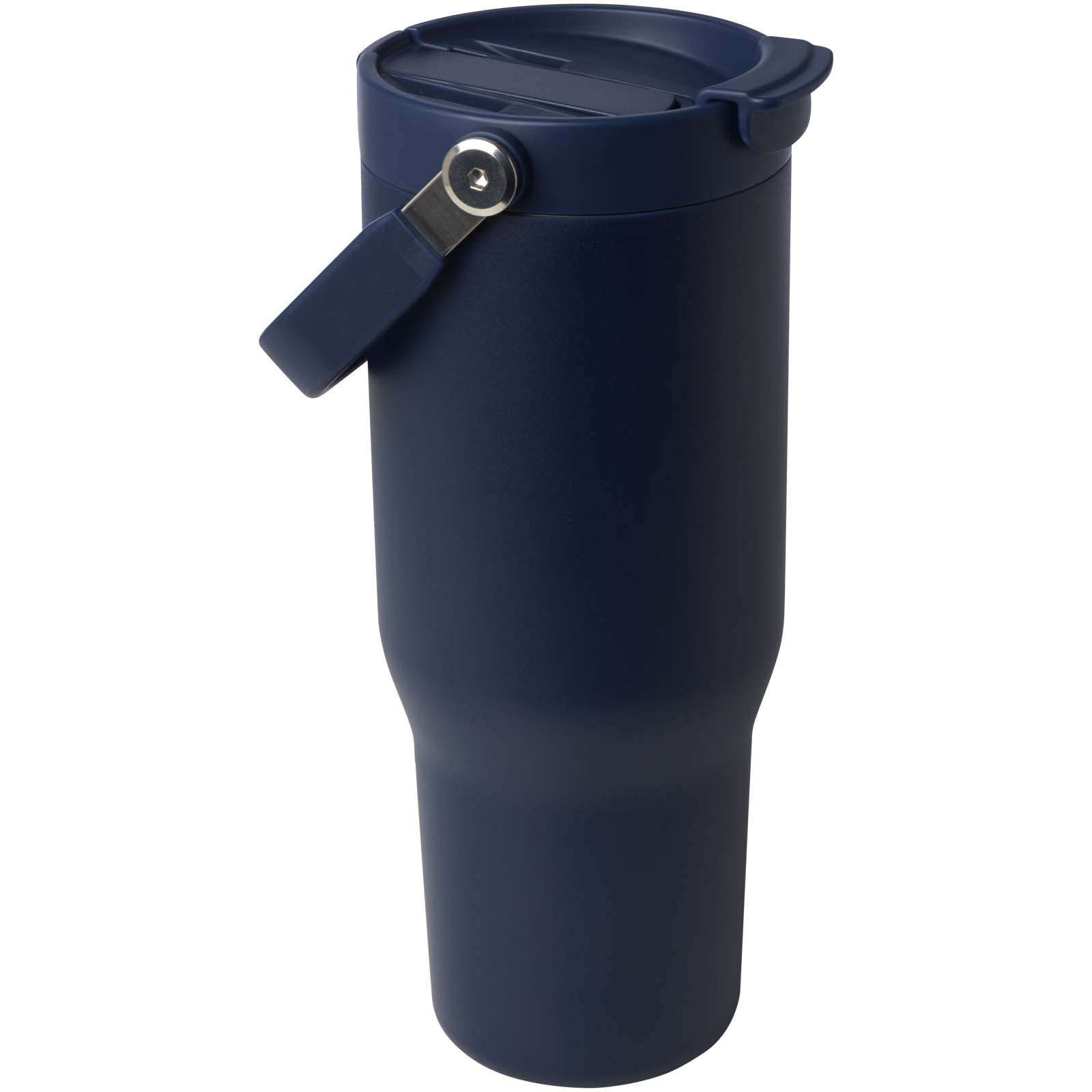Vaso con aislamiento al vacío de cobre de acero inoxidable reciclado certificado RCS de 900 ml y con tapa de doble función Bronx