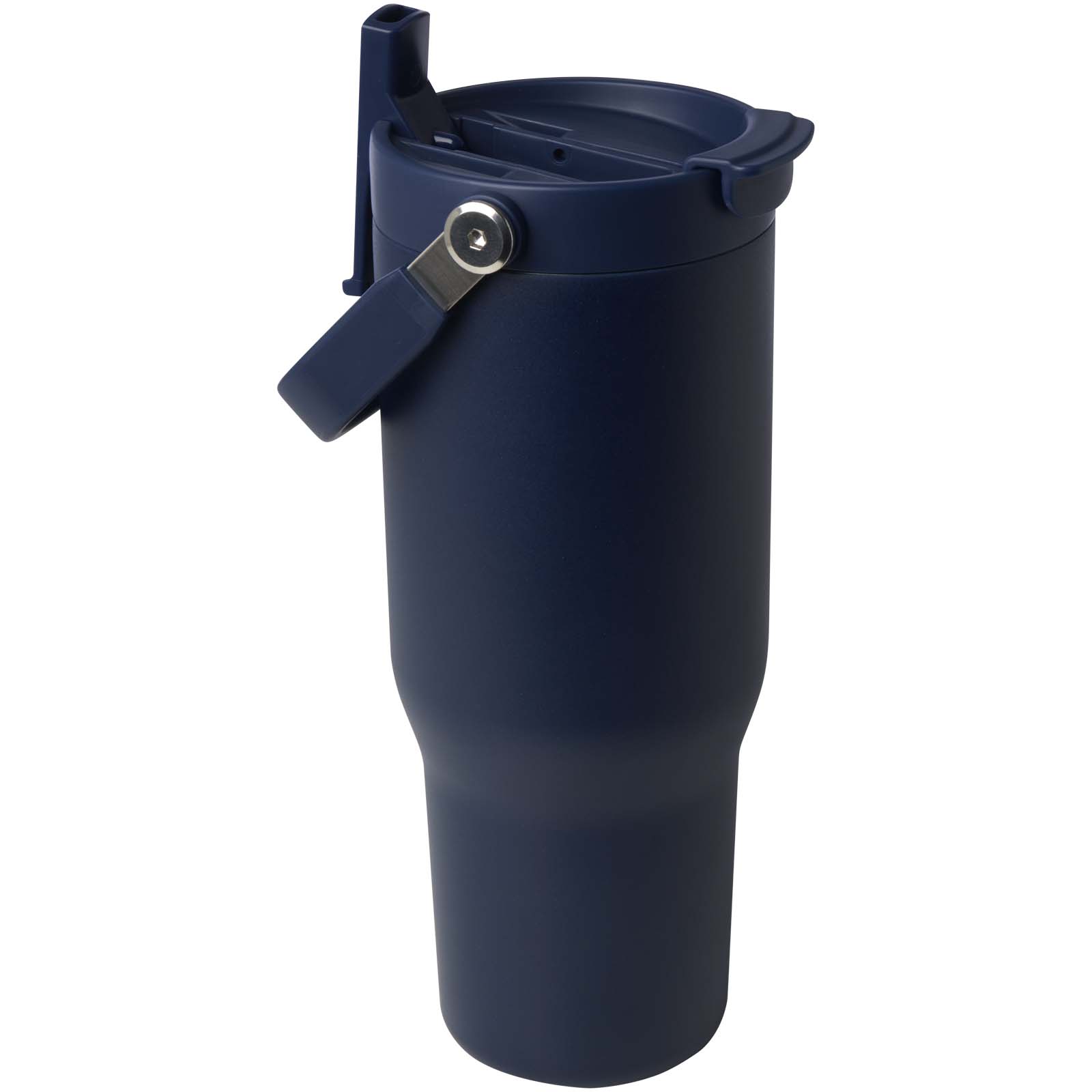 Vaso con aislamiento al vacío de cobre de acero inoxidable reciclado certificado RCS de 900 ml y con tapa de doble función Bronx