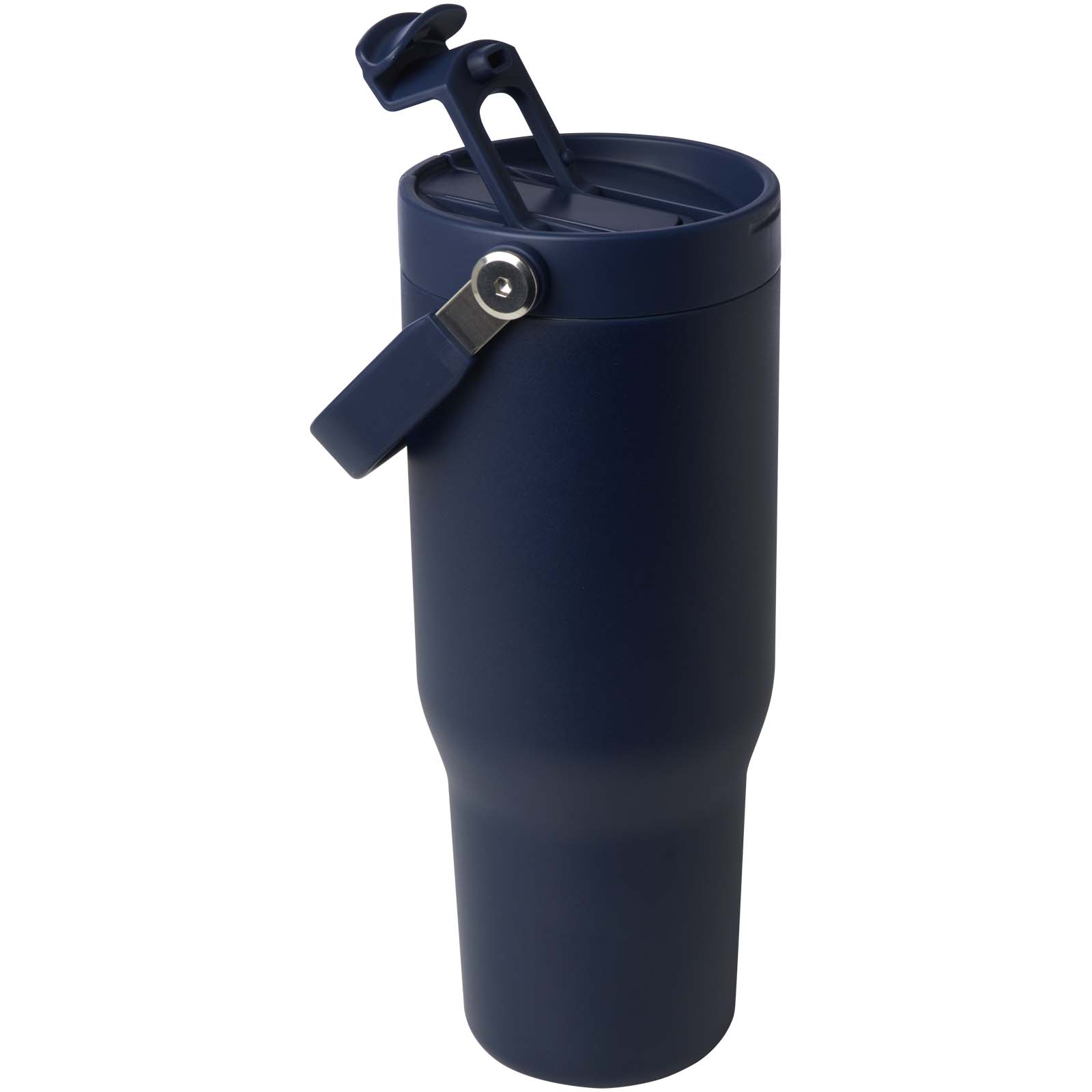 Vaso con aislamiento al vacío de cobre de acero inoxidable reciclado certificado RCS de 900 ml y con tapa de doble función Bronx