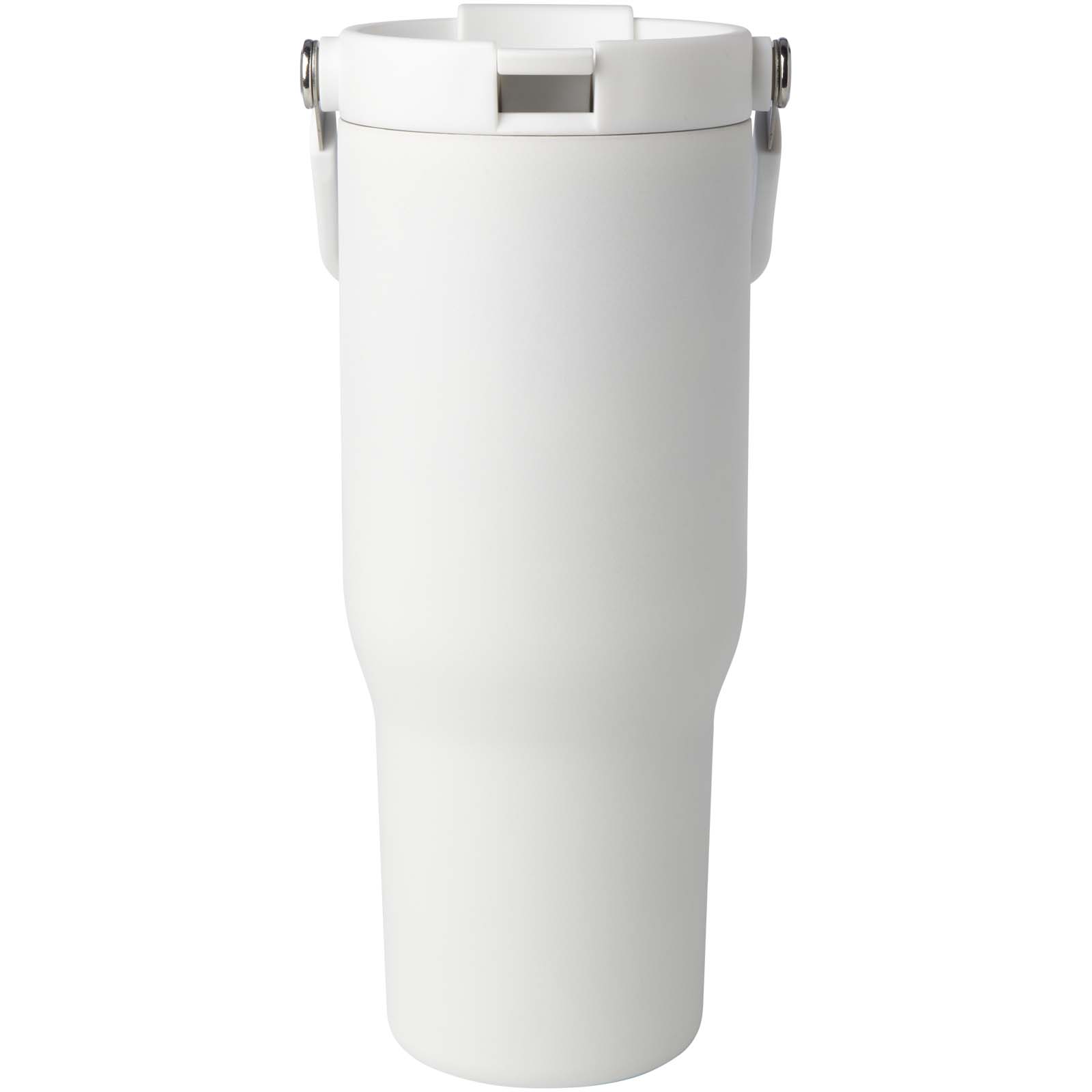 Vaso con aislamiento al vacío de cobre de acero inoxidable reciclado certificado RCS de 900 ml y con tapa de doble función Bronx
