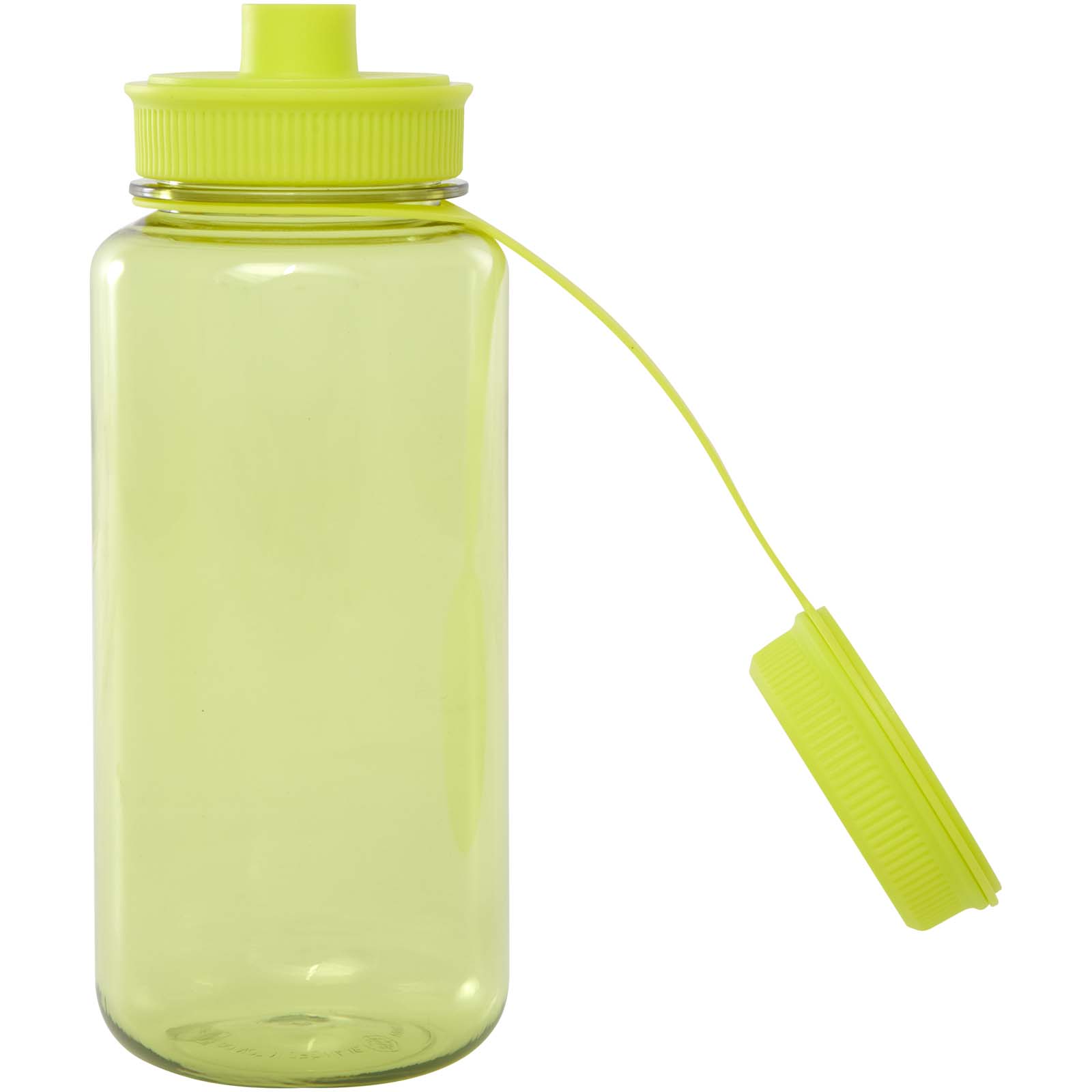 Botella deportiva de RPET con certificado RCS, de 900 ml y con tapa multifunción Ryder