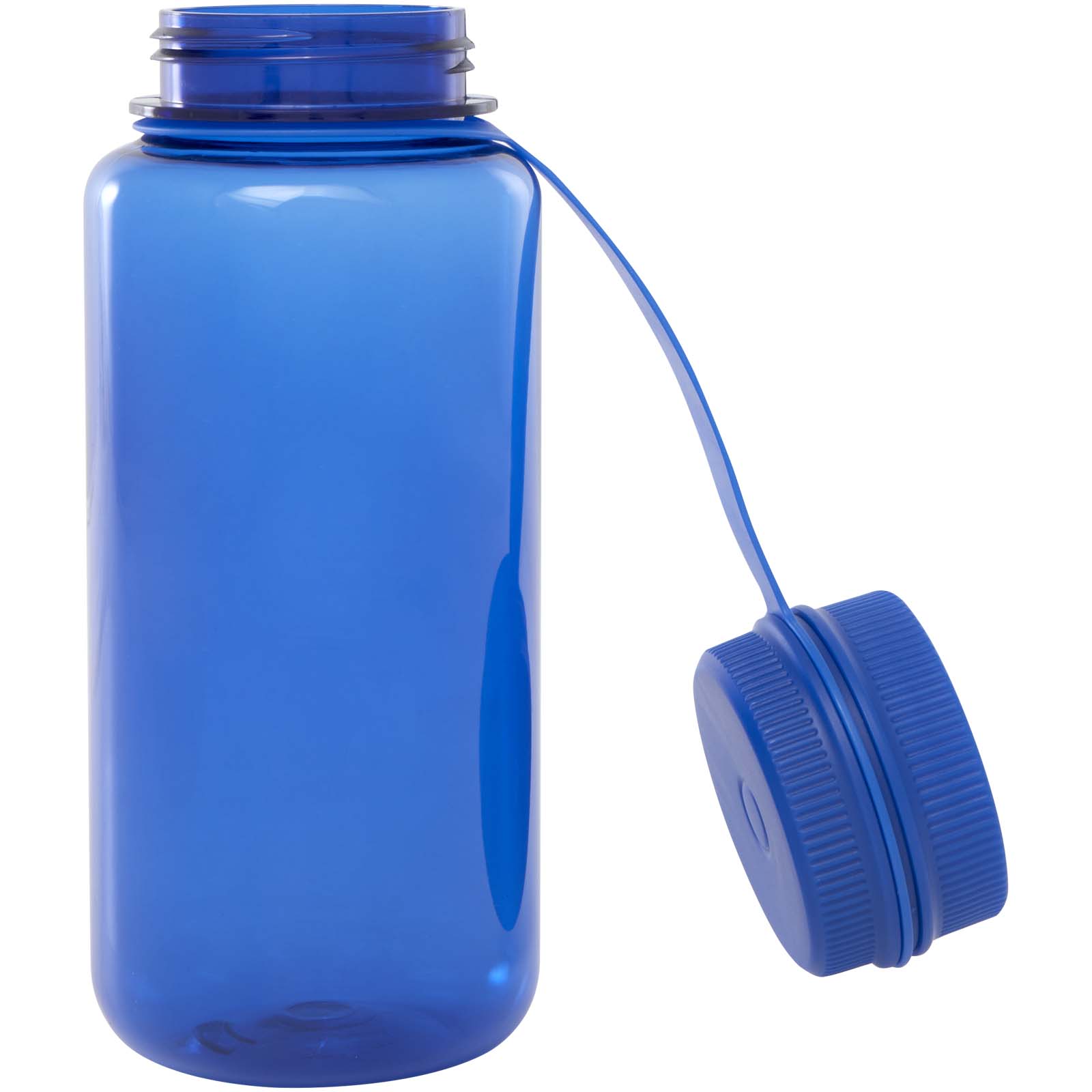 Botella deportiva de RPET con certificado RCS, de 900 ml y con tapa multifunción Ryder
