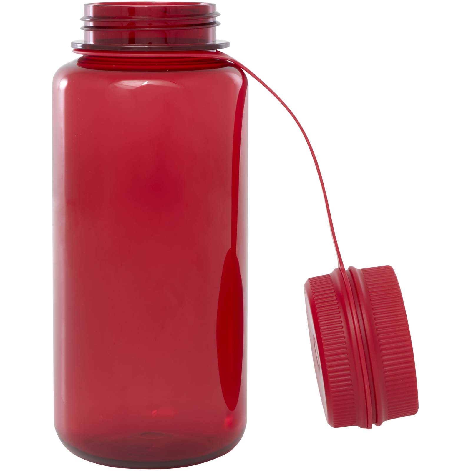 Botella deportiva de RPET con certificado RCS, de 900 ml y con tapa multifunción Ryder