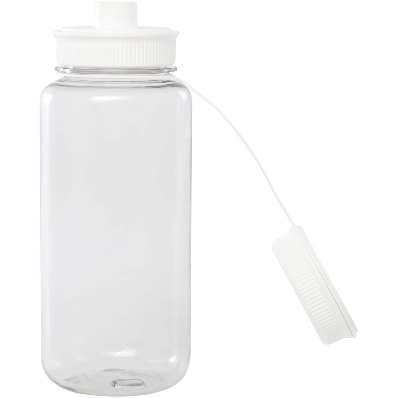 Botella deportiva de RPET con certificado RCS, de 900 ml y con tapa multifunción Ryder
