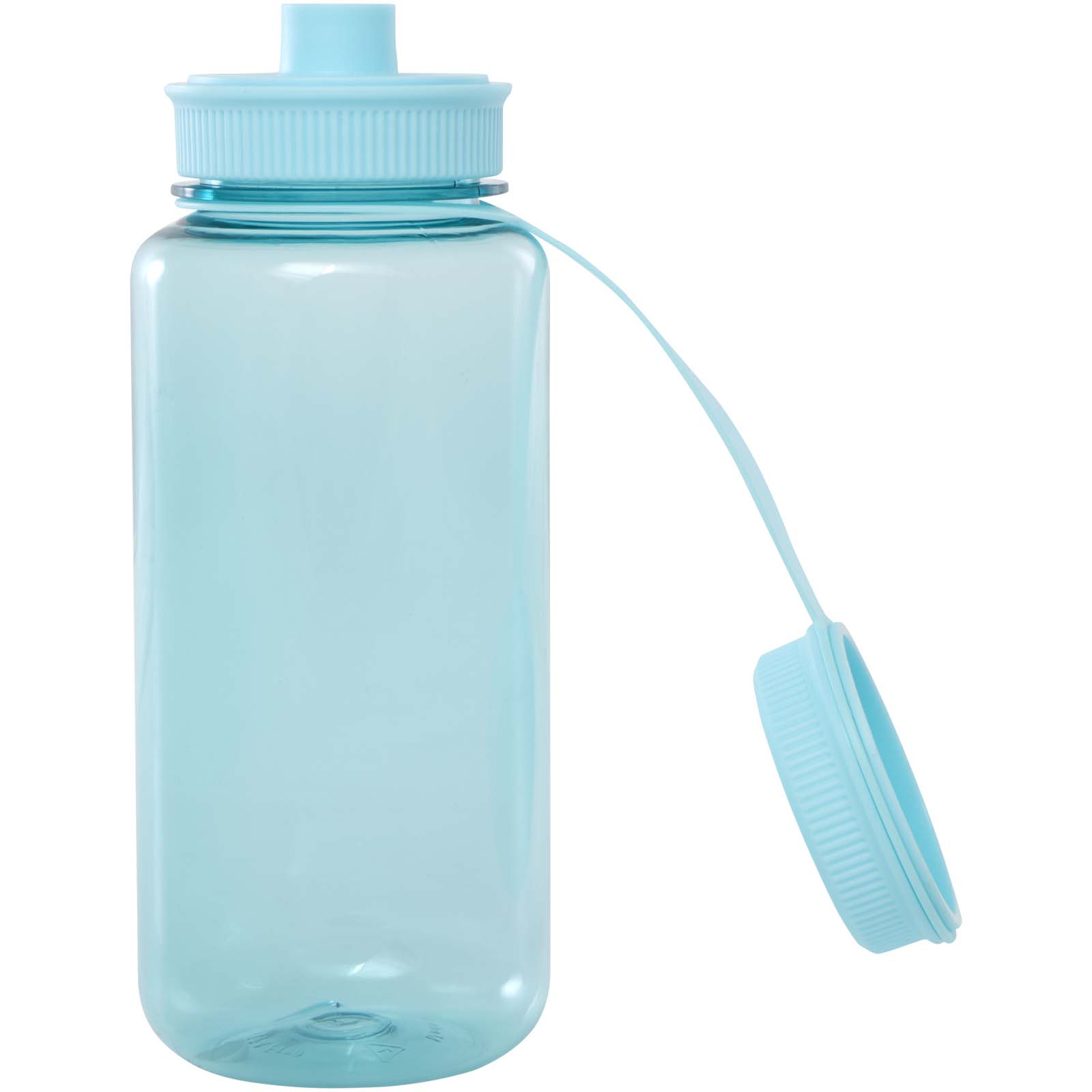 Botella deportiva de RPET con certificado RCS, de 900 ml y con tapa multifunción Ryder