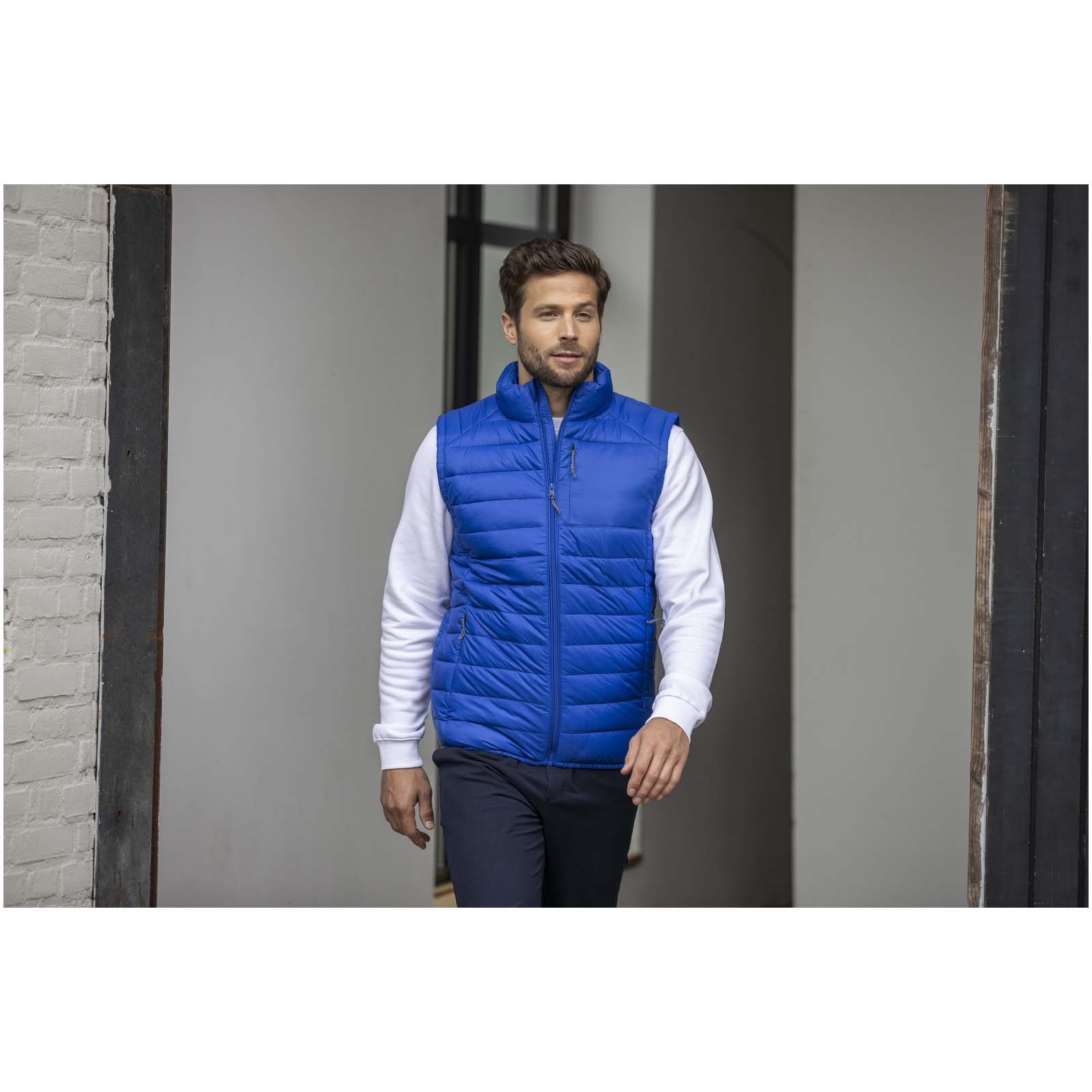 Chaleco aislante de material reciclado para hombre Pallas