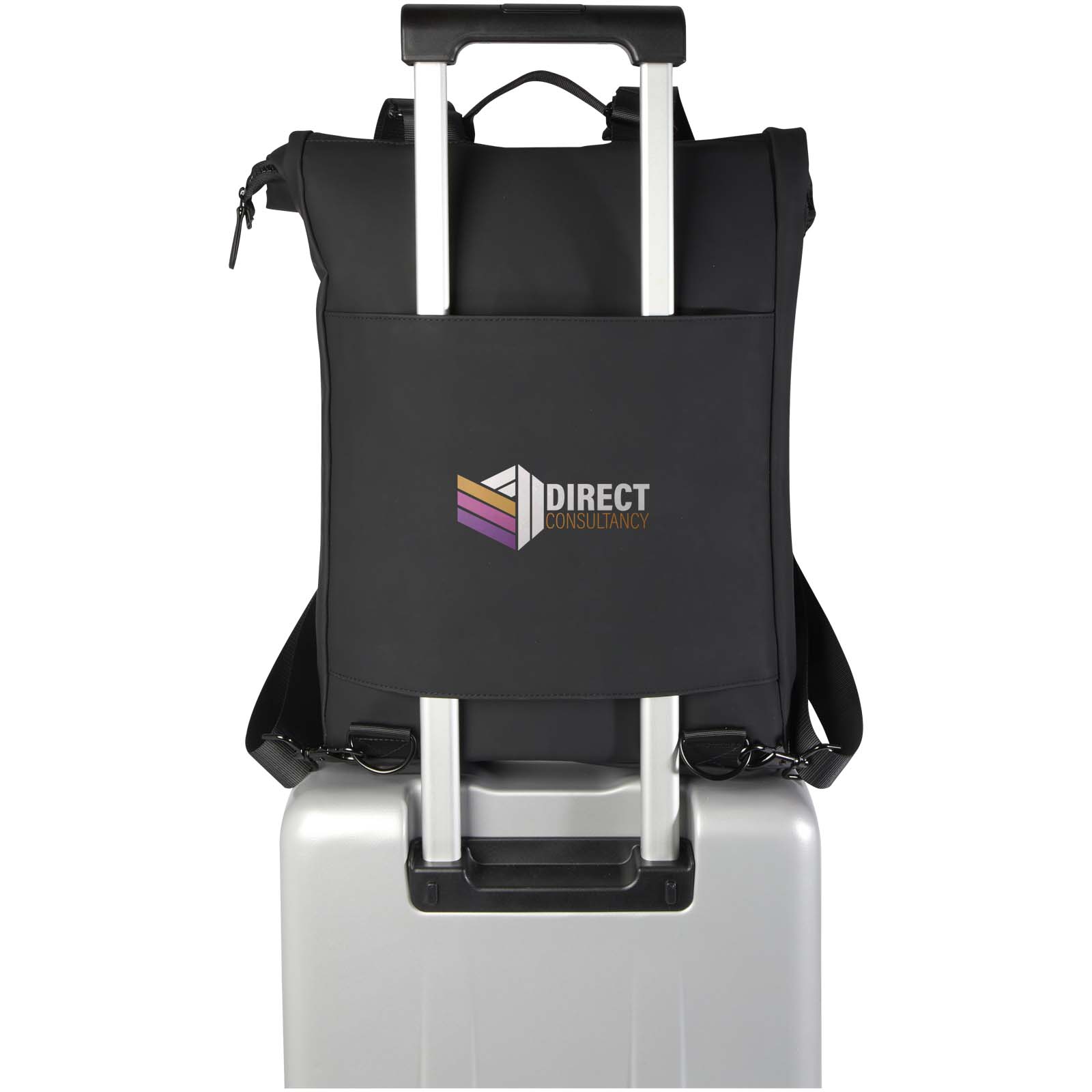 Mochila para portátil de 15,6, de 12 litros, reciclada GRS y con parte superior enrollable Turner