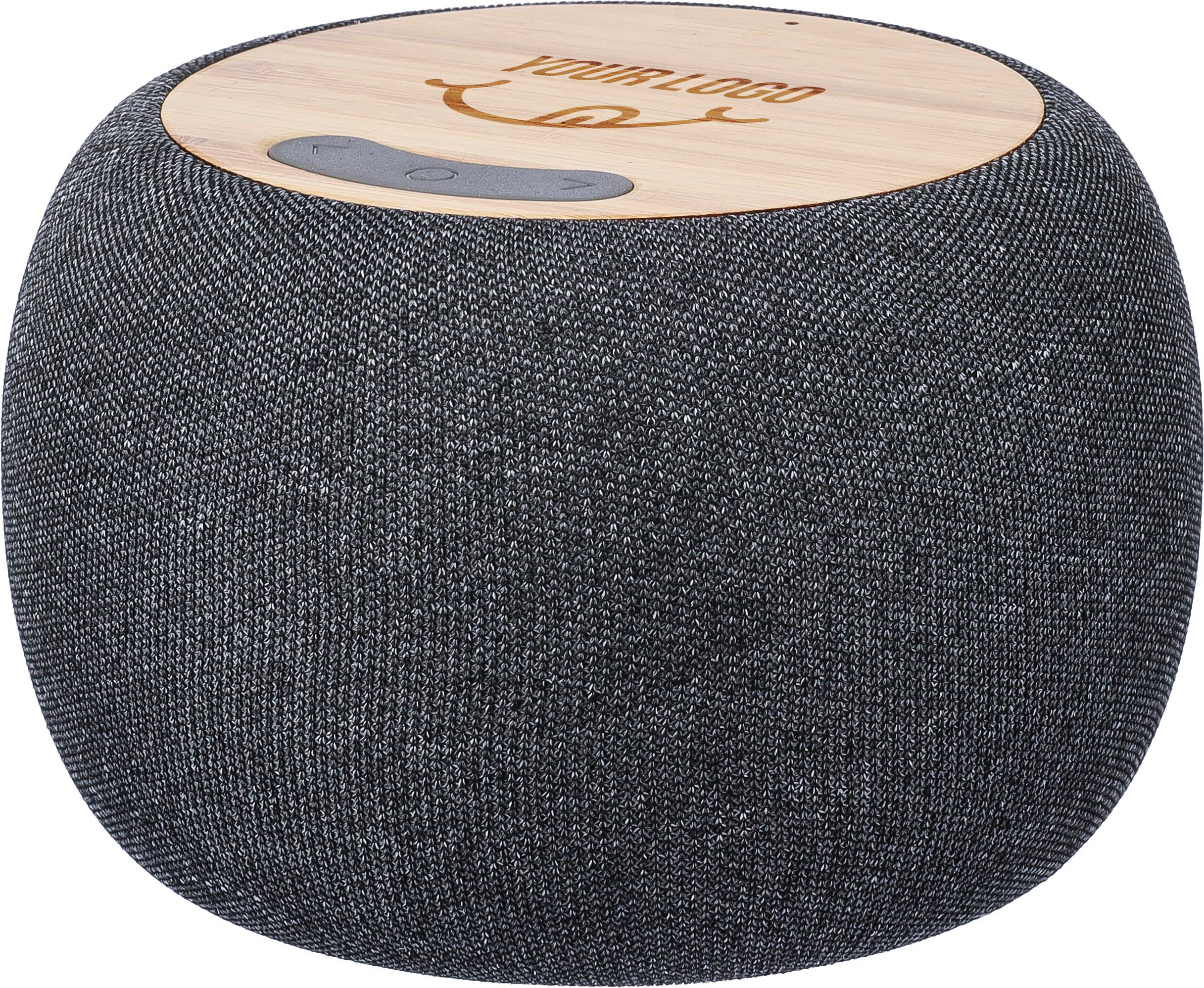 Altavoz inalámbrico de bambú, tela y ABS reciclado Lyle