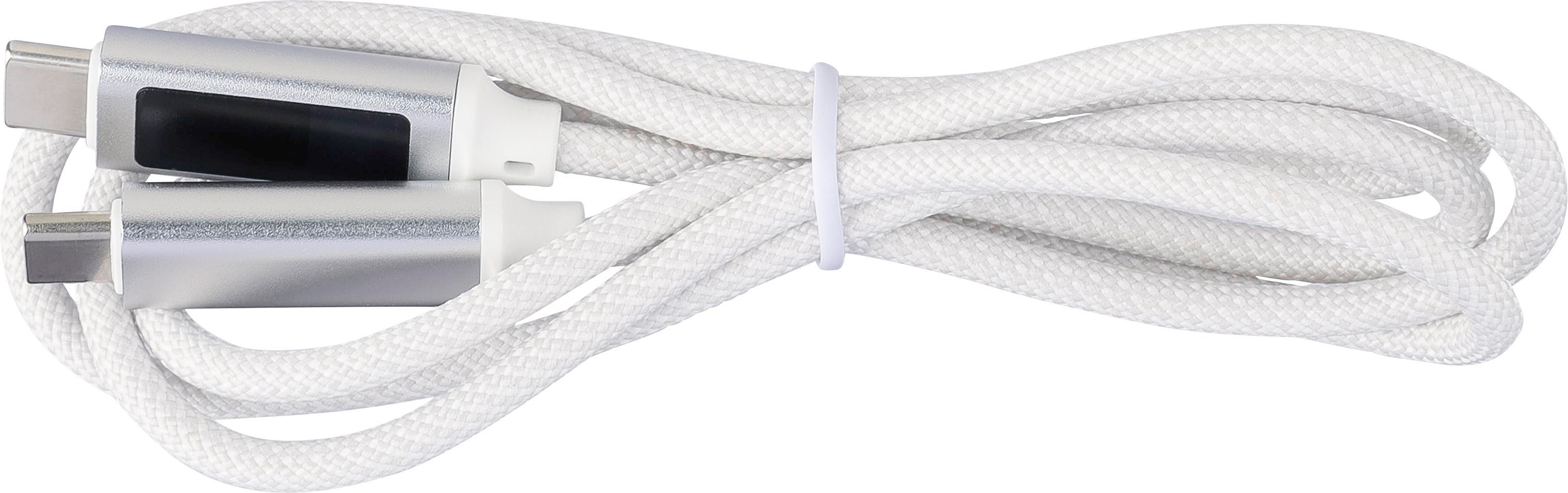 Cable de carga y transferencia 65W de nailon Claudia