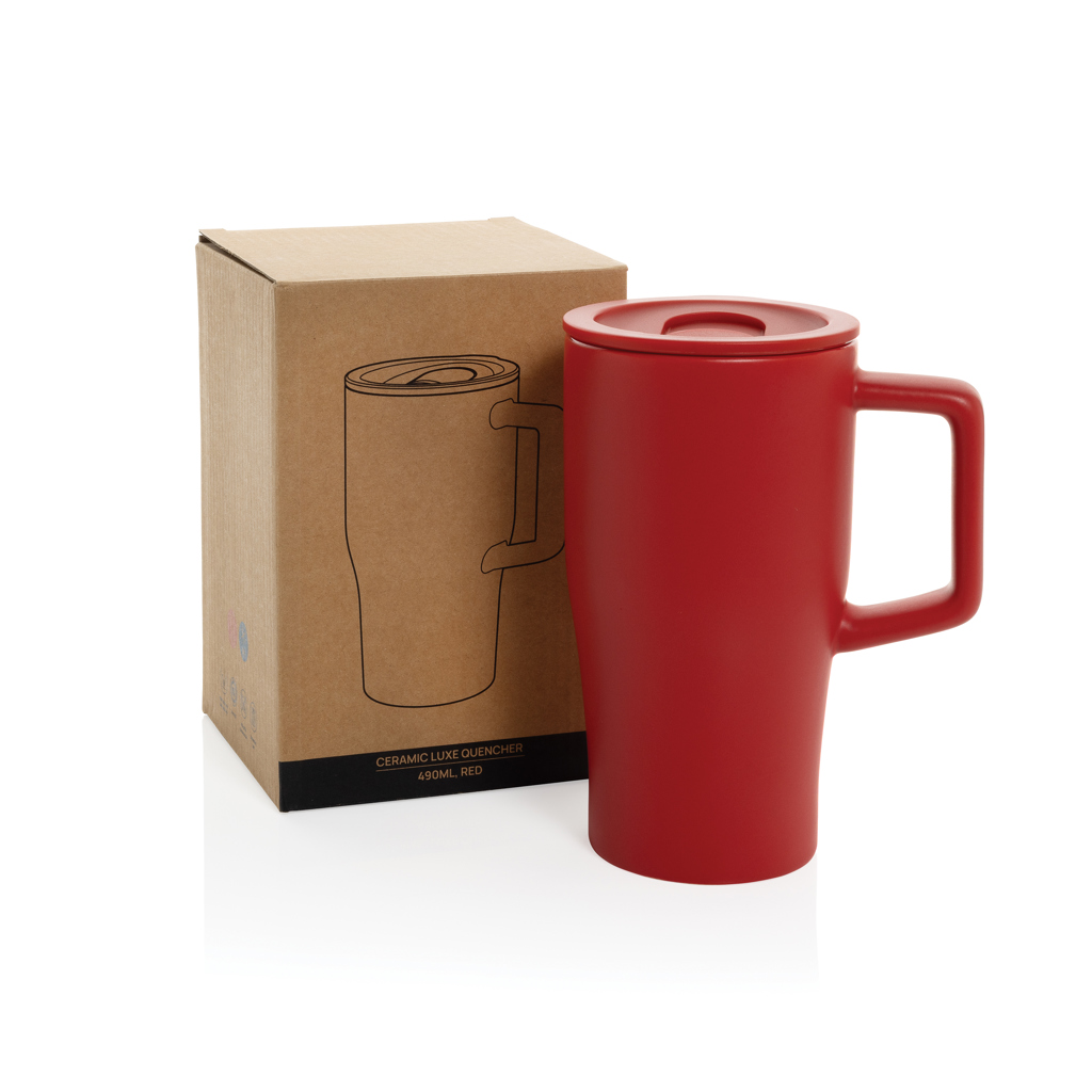 Taza cerámica de lujo 490 ml