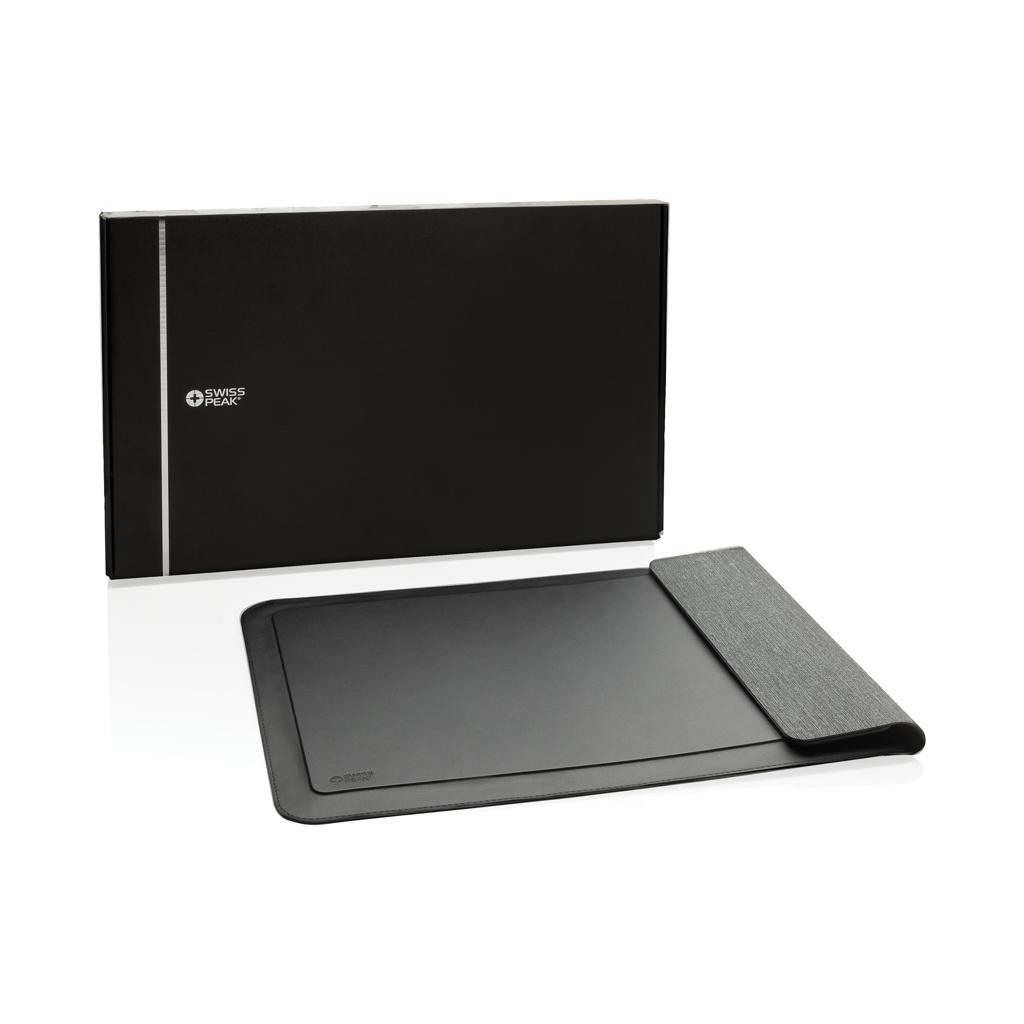 Funda portátil 14"-15,6" Swiss Peak carga magnética 15W