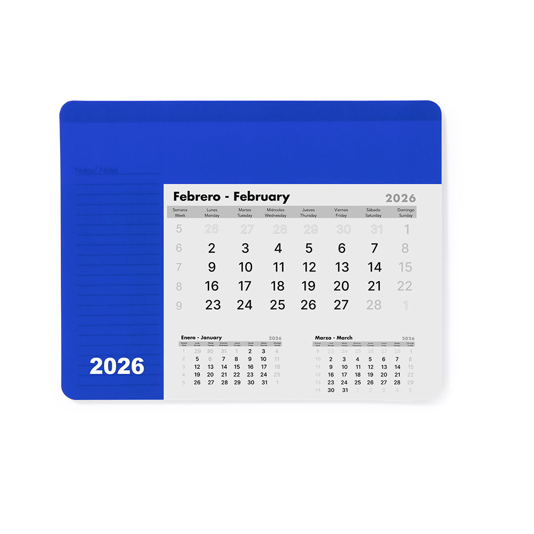 Alfombrilla Calendario Rendux