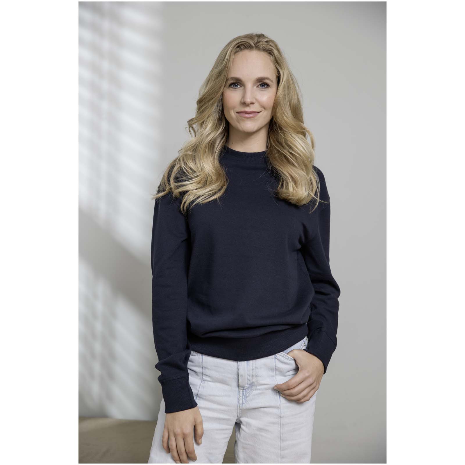Jersey reciclado de cuello redondo unisex Aware™ Jet