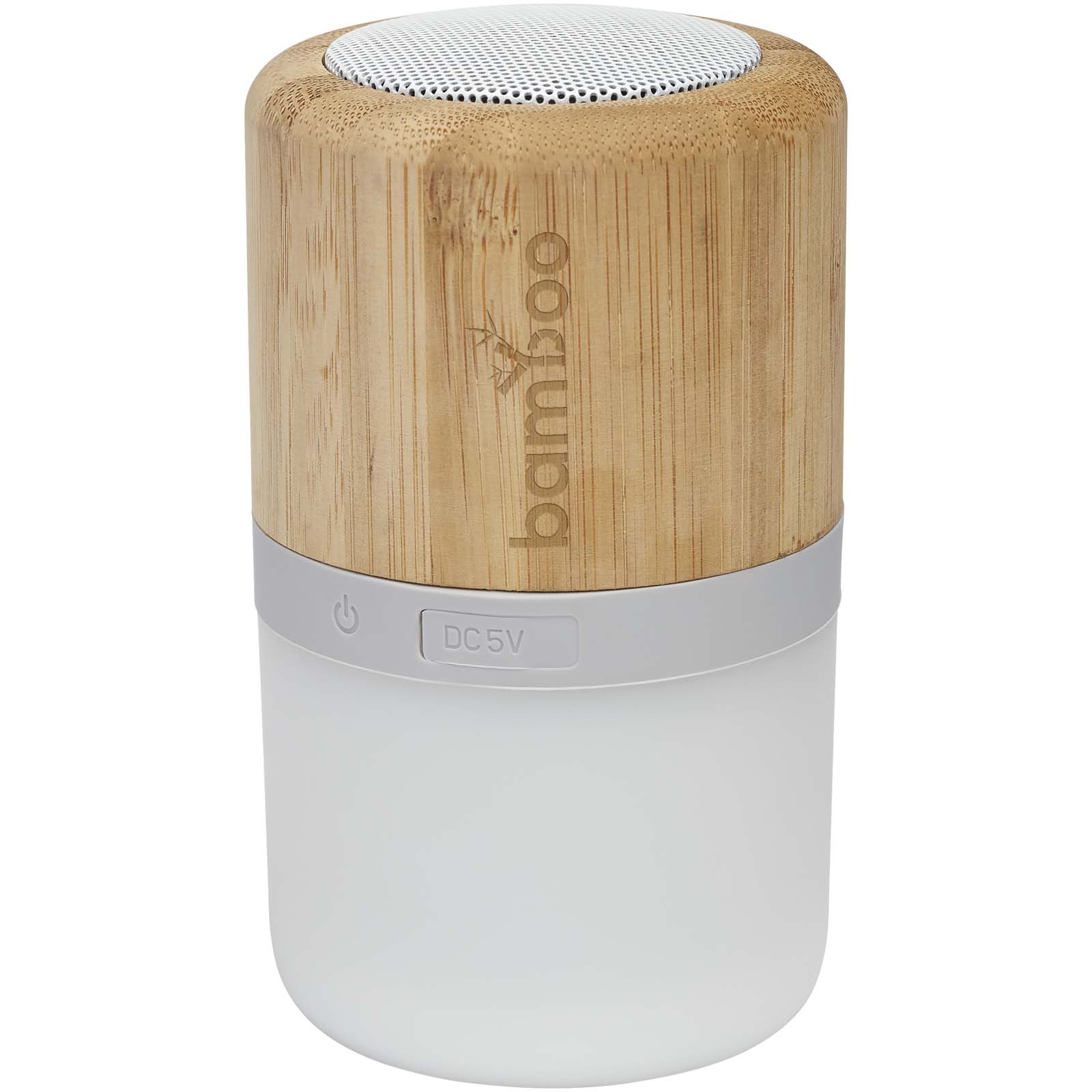 Altavoz de bambú con Bluetooth® y luz Aurea