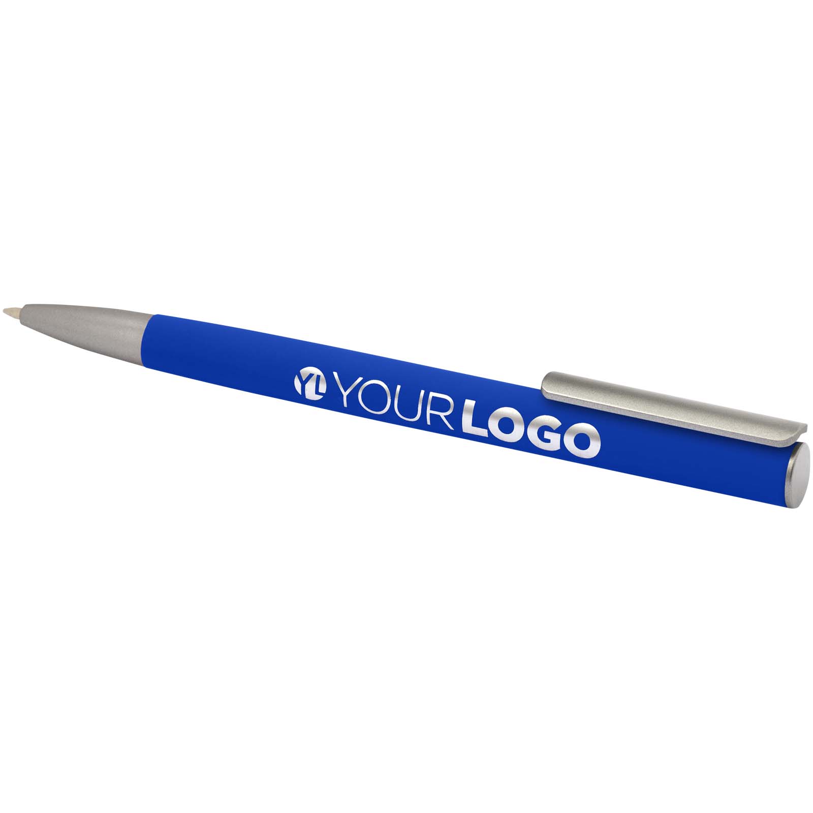 Bolígrafo de aluminio reciclado Ziguur (tinta azul)