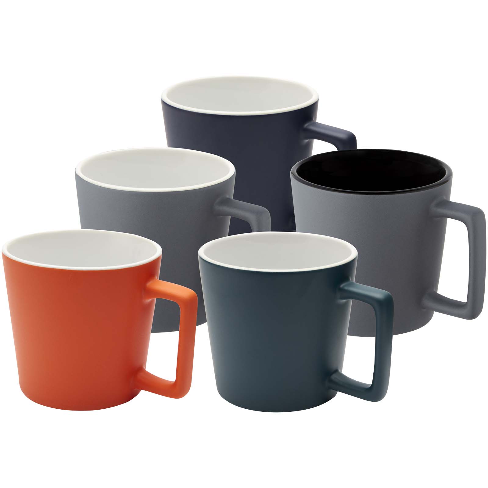 Taza de cerámica de 370 ml con acabado mate Cali