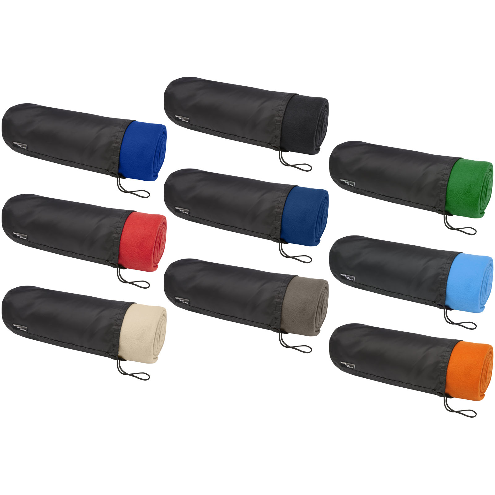 Manta GRS de tejido polar de RPET Willow