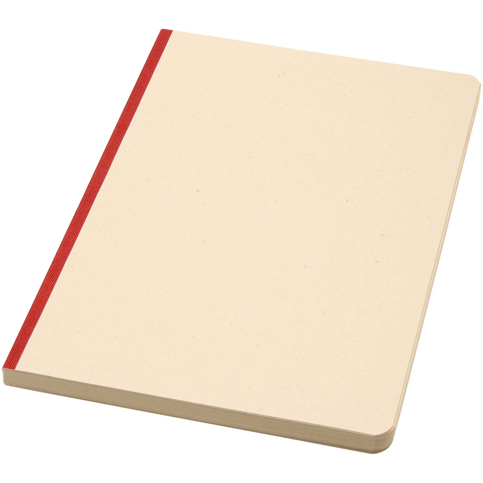 Libreta A5 de tapa blanda de RPET y caña de azúcar Liliana