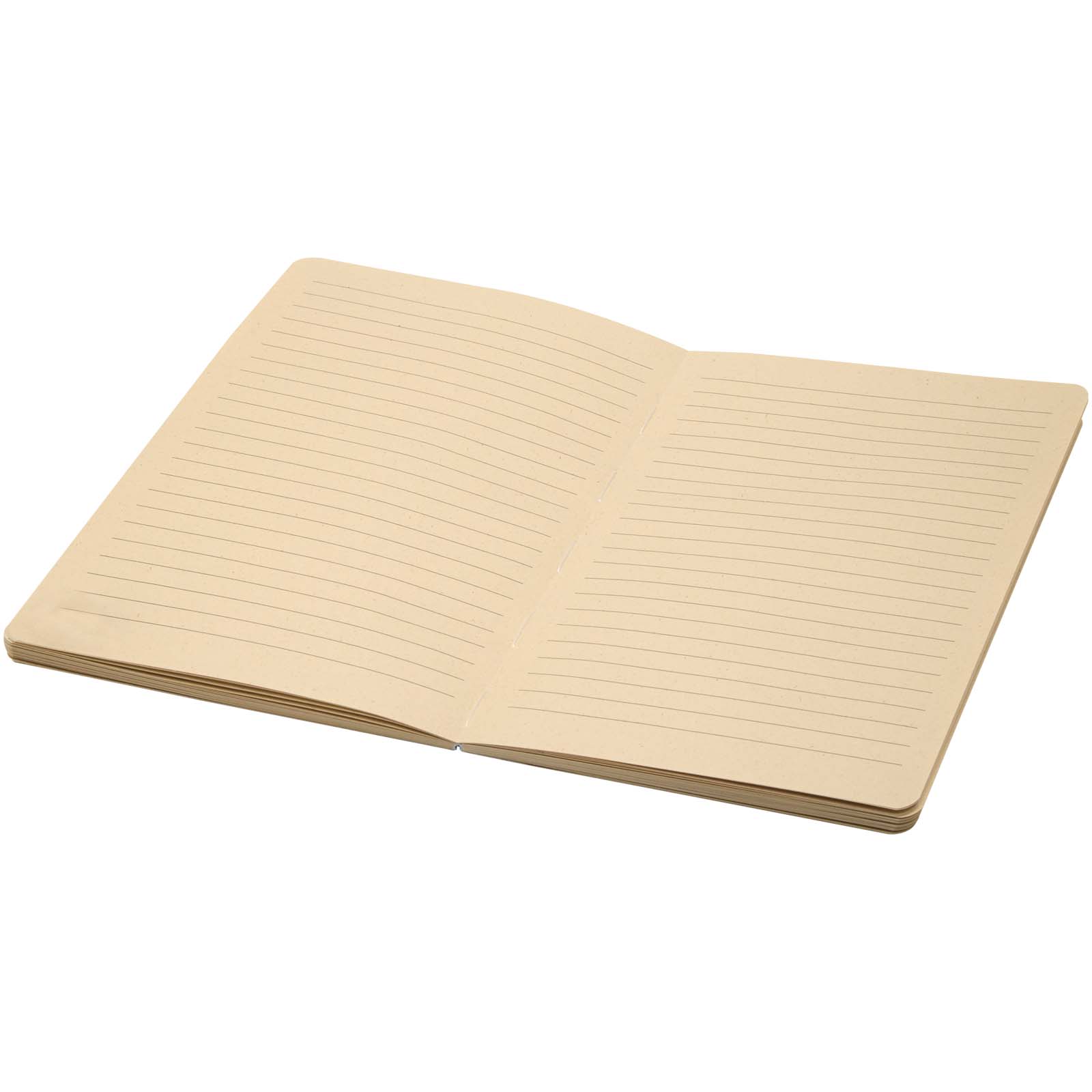Libreta A5 de tapa blanda de RPET y caña de azúcar Liliana