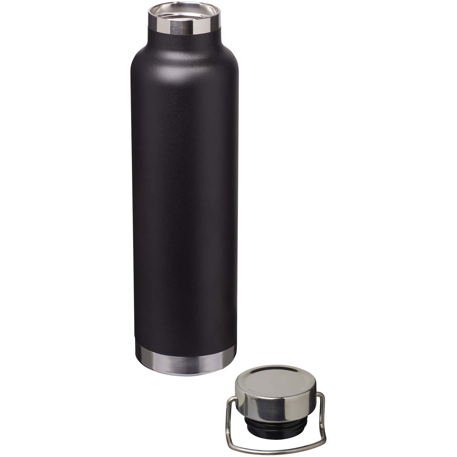Botella de 650 ml de acero inoxidable reciclado con certificado RCS con aislamiento de cobre Thor