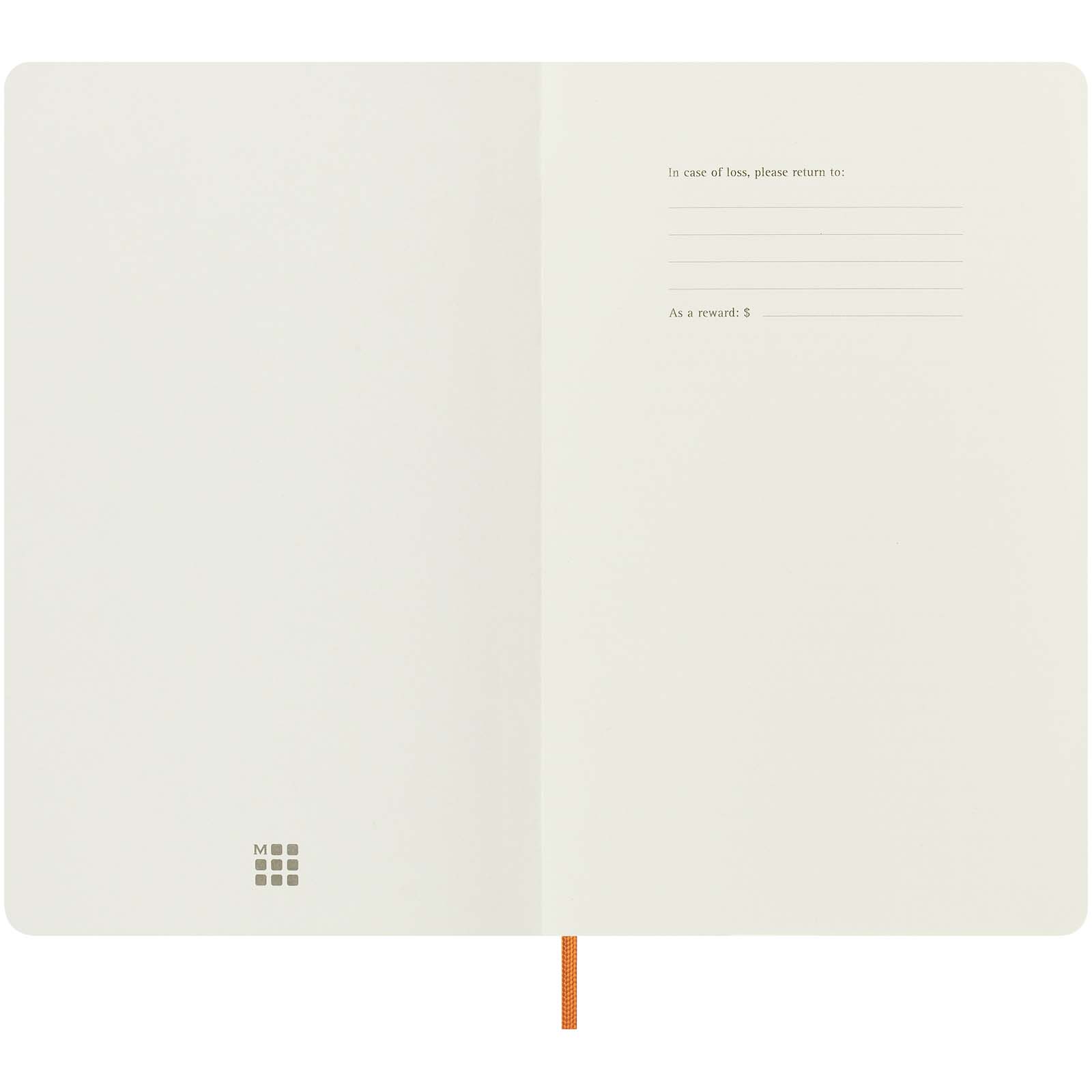 Libreta de tapa blanda L rayada Moleskine Vegea Capri