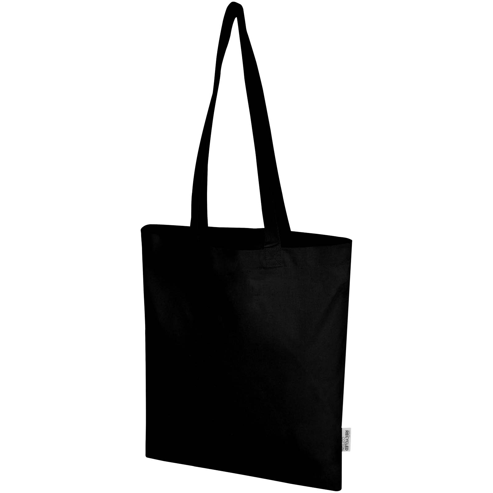 Bolsa Tote de 7 L de algodón reciclado de 140 g/m² con certificado GRS Madras Blend