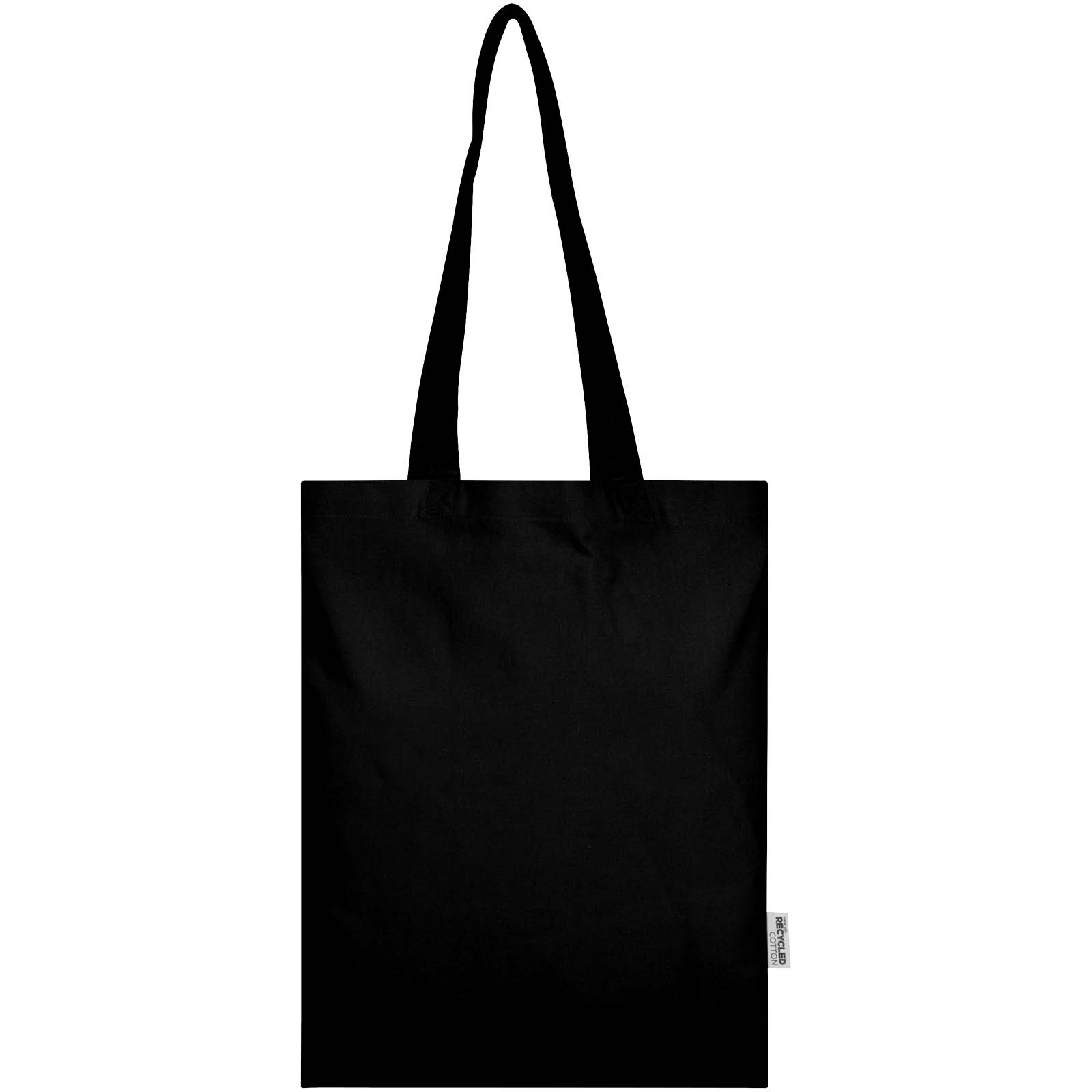 Bolsa Tote de 7 L de algodón reciclado de 140 g/m² con certificado GRS Madras Blend