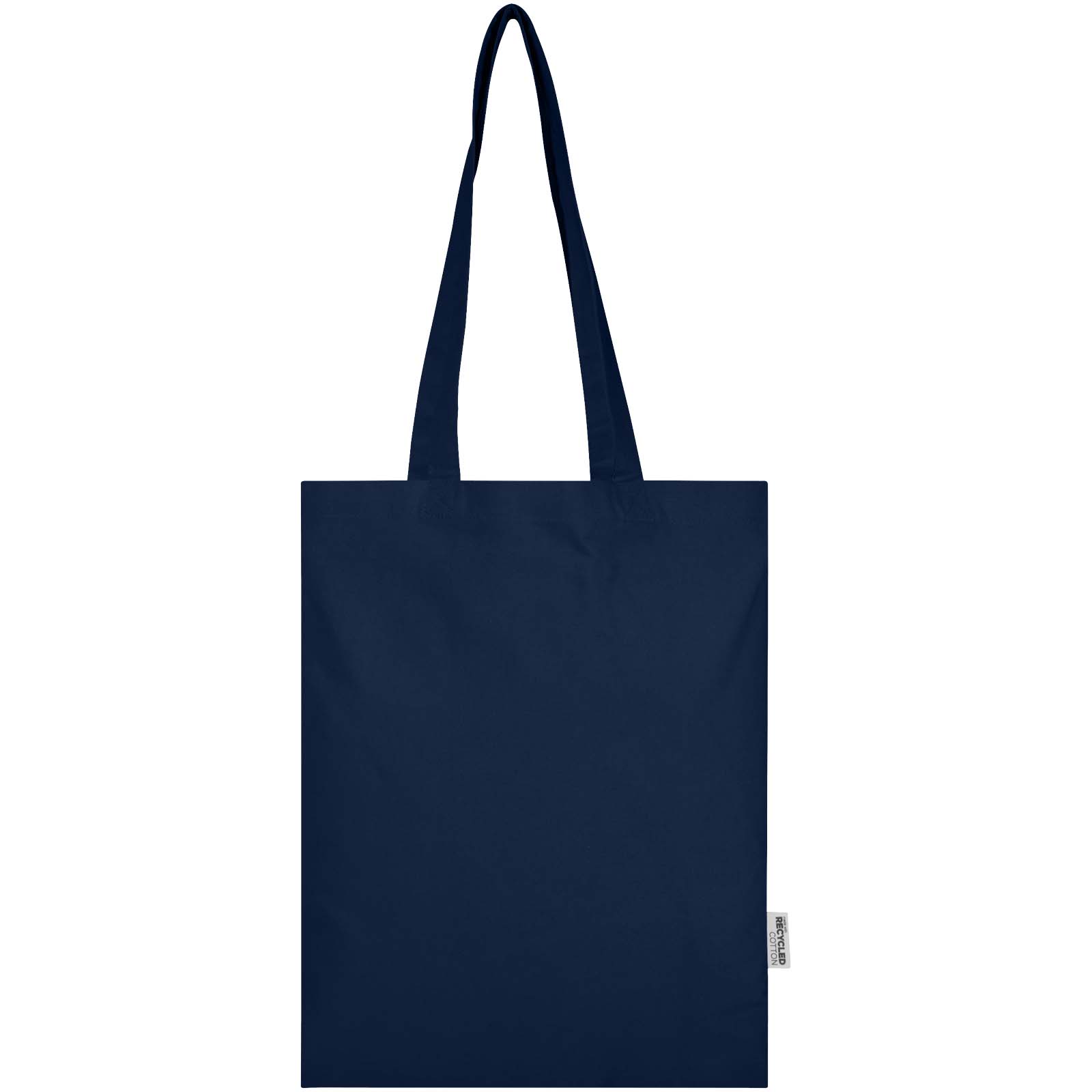 Bolsa Tote de 7 L de algodón reciclado de 140 g/m² con certificado GRS Madras Blend
