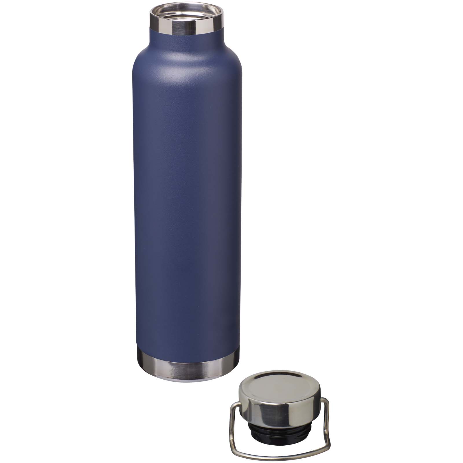 Botella de 650 ml de acero inoxidable reciclado con certificado RCS con aislamiento de cobre Thor
