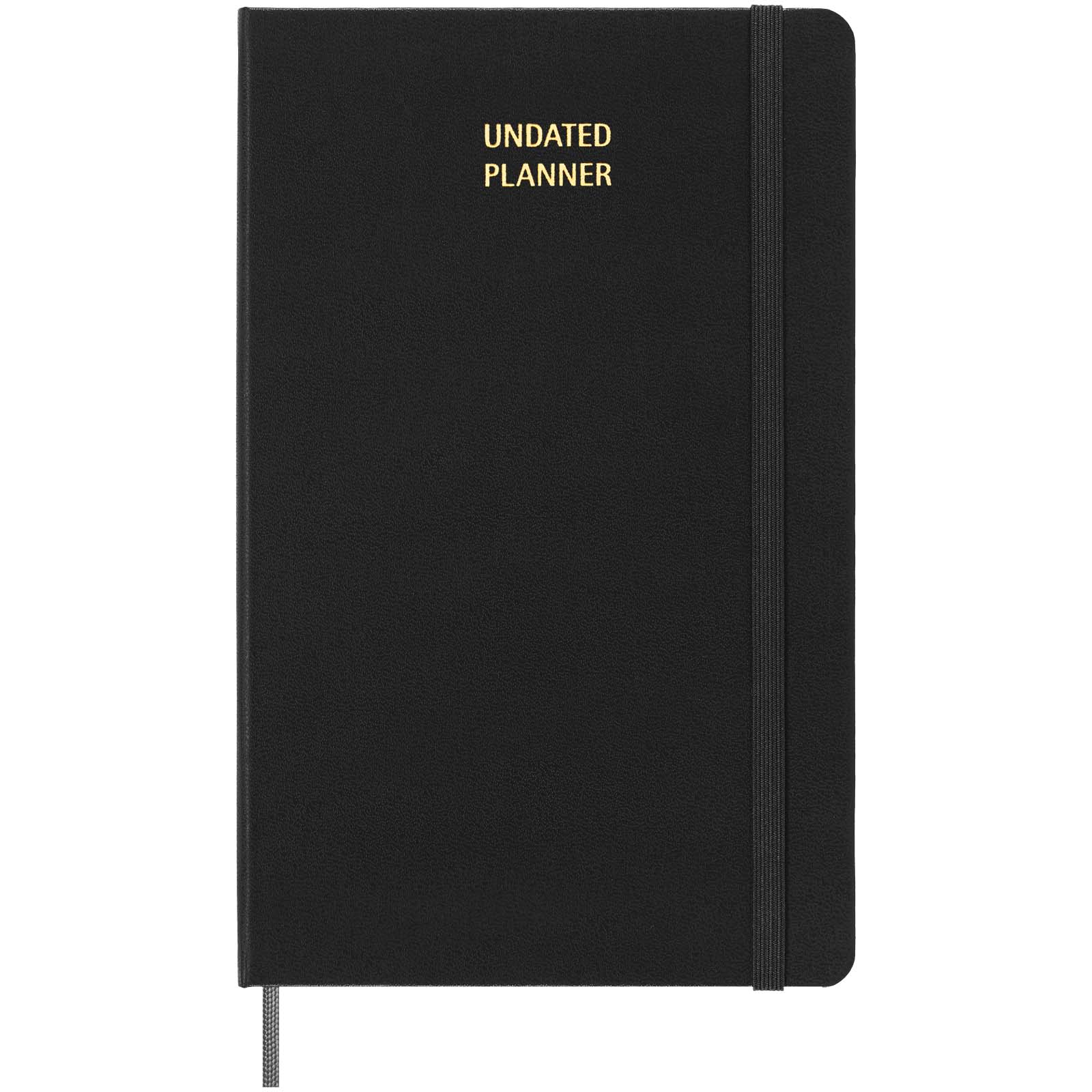 Agenda semanal L con tapa dura sin fecha Moleskine