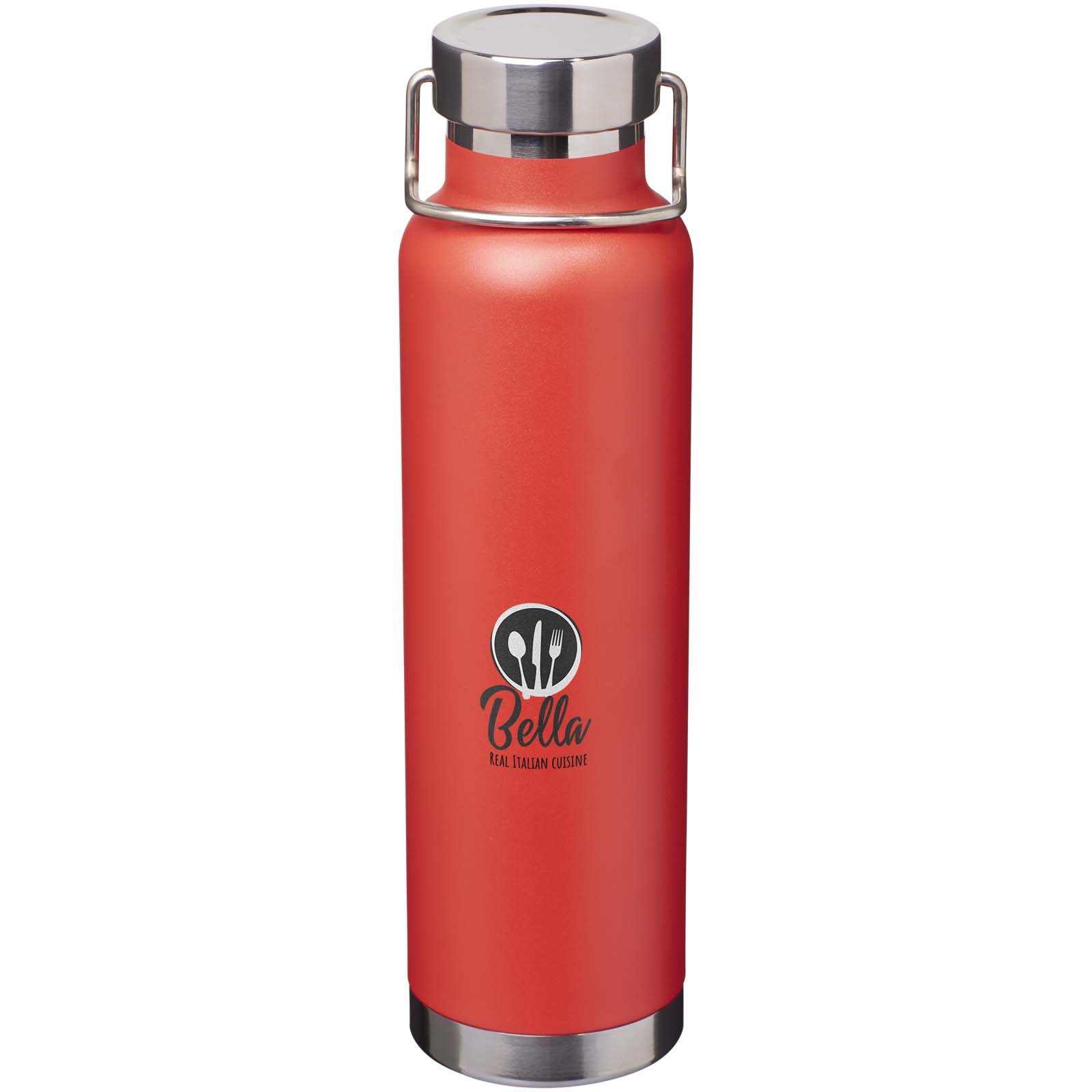 Botella de 650 ml de acero inoxidable reciclado con certificado RCS con aislamiento de cobre Thor