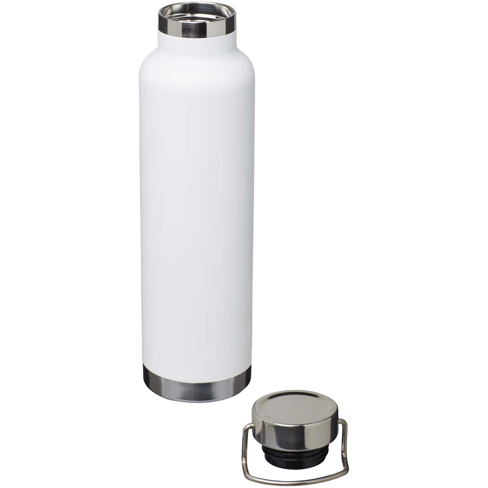 Botella de 650 ml de acero inoxidable reciclado con certificado RCS con aislamiento de cobre Thor