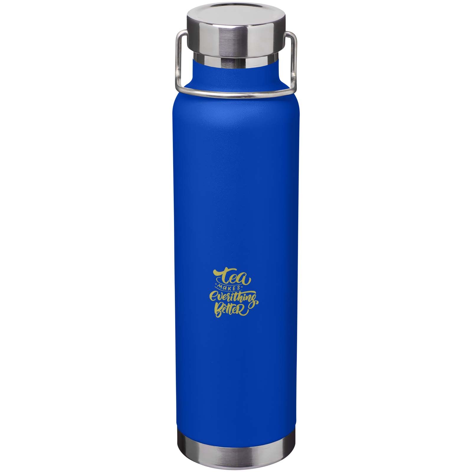 Botella de 650 ml de acero inoxidable reciclado con certificado RCS con aislamiento de cobre Thor