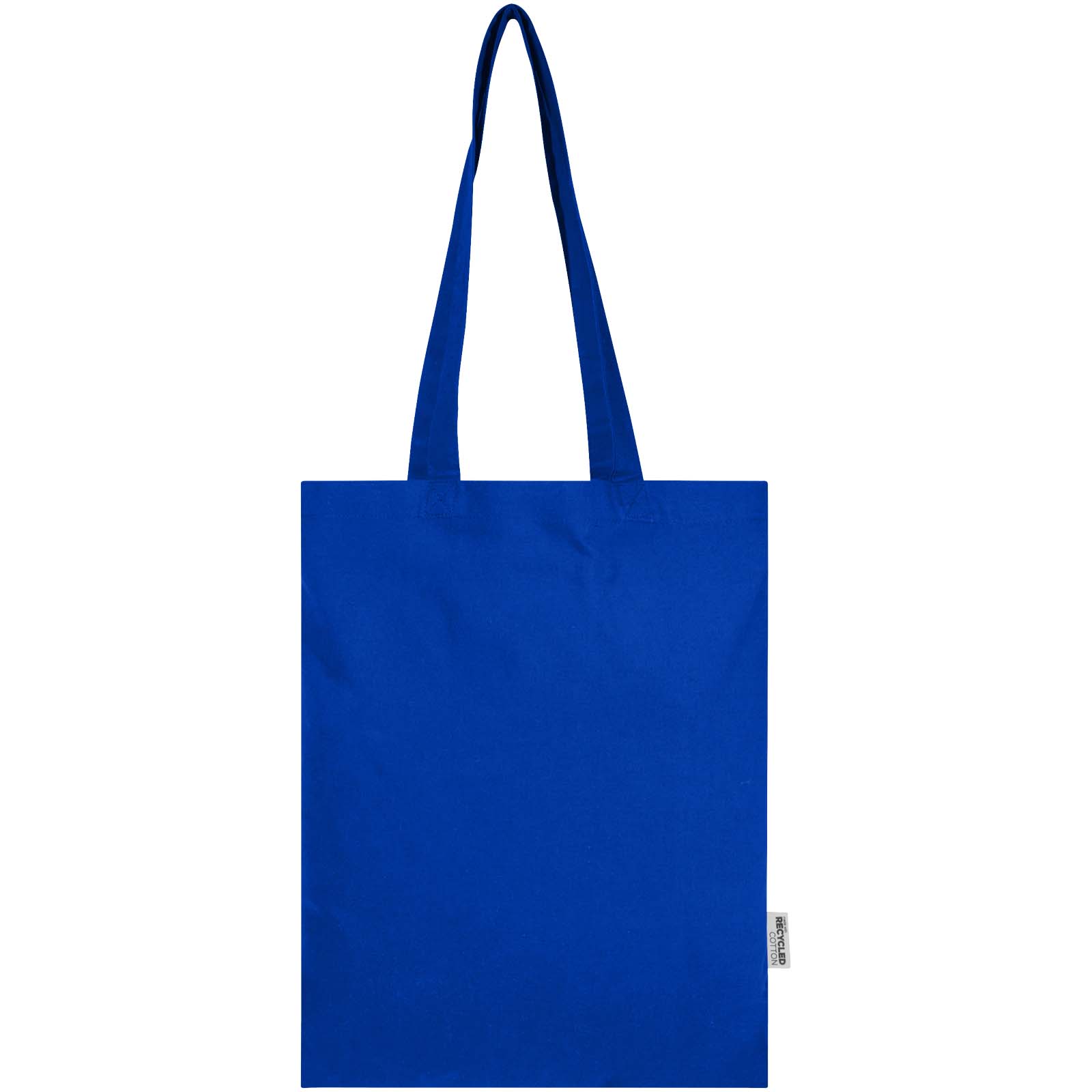 Bolsa Tote de 7 L de algodón reciclado de 140 g/m² con certificado GRS Madras Blend