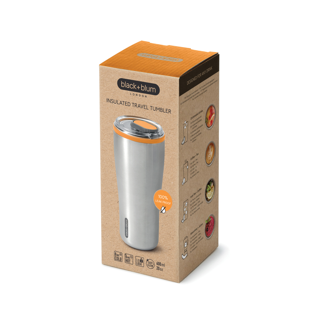 Vaso de viaje aislado Black+Blum 600 ml