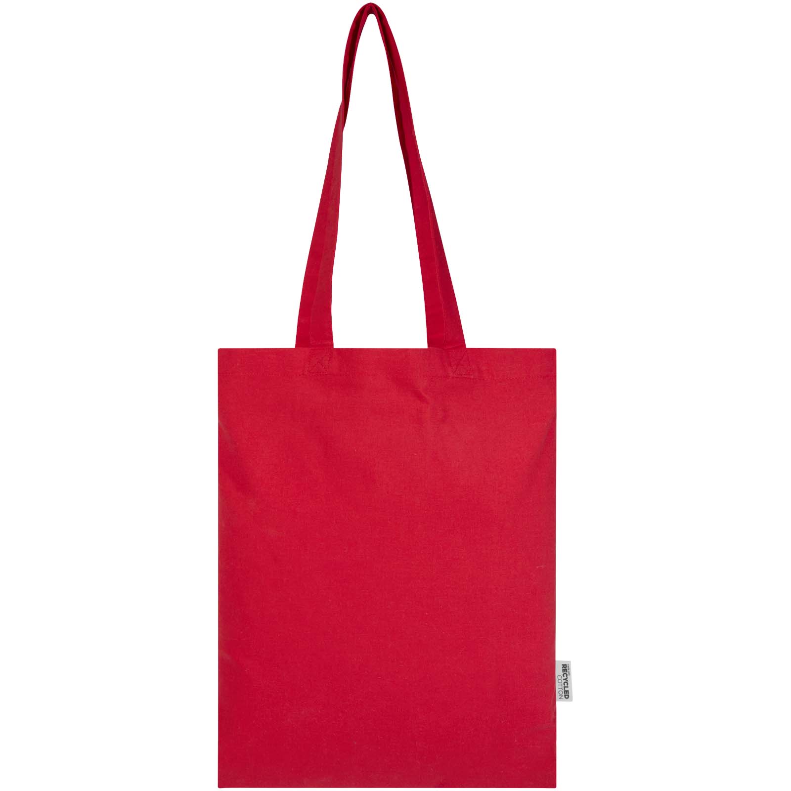 Bolsa Tote de 7 L de algodón reciclado de 140 g/m² con certificado GRS Madras Blend