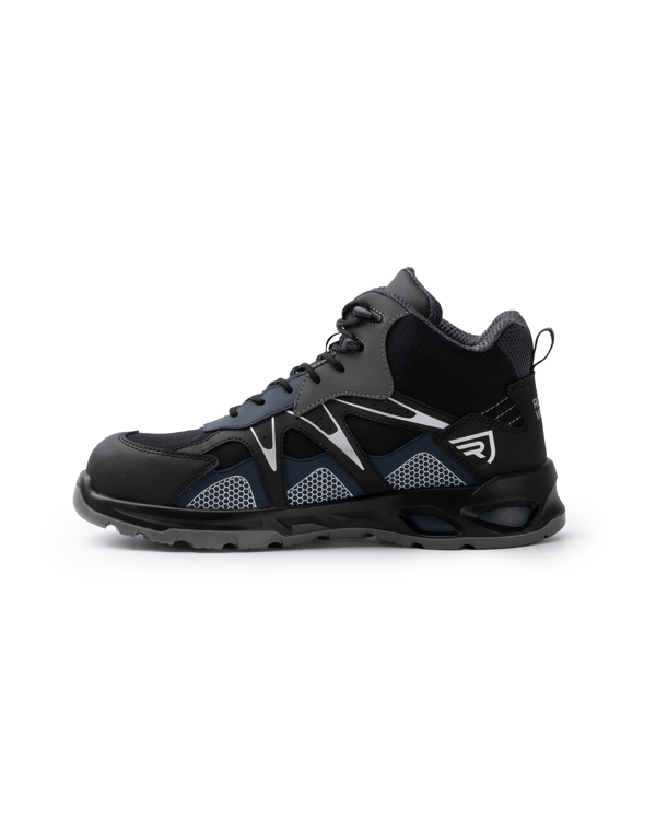 ROLY ZAPATO LABORAL GISKAN T/48 NEGRO/MARINO