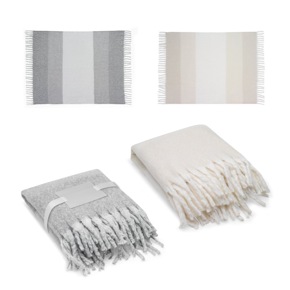 COMFY. Manta de poliéster reciclado (100 % rPET) (300 g/m²), con tacto de mohair