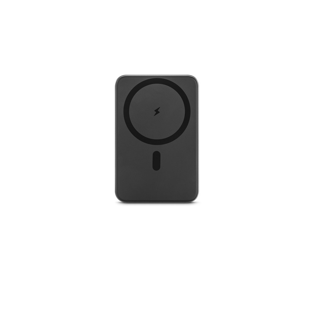 WARSHEL 10. Batería externa magnética de 10 000 mAh con cargador inalámbrico ultrarrápido de 15 W en ABS reciclado (100 % rABS) y soporte