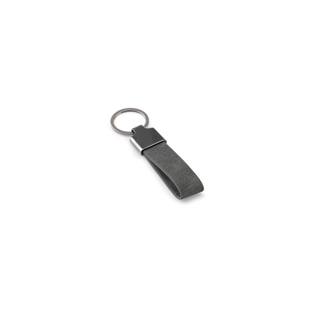 VAUGHN. Set compuesto por un tarjetero y un llavero, ambos de metal y poliéster reciclado (30 % reciclado - rPET)