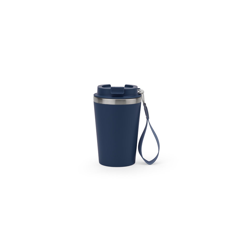 SPITZ. Vaso de viaje de acero inoxidable (90 % RSS) con aislamiento mate de doble pared de 460 ml
