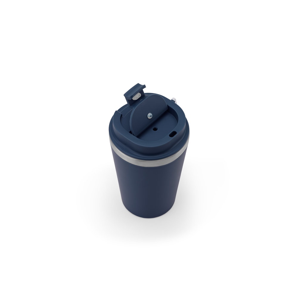 SPITZ. Vaso de viaje de acero inoxidable (90 % RSS) con aislamiento mate de doble pared de 460 ml